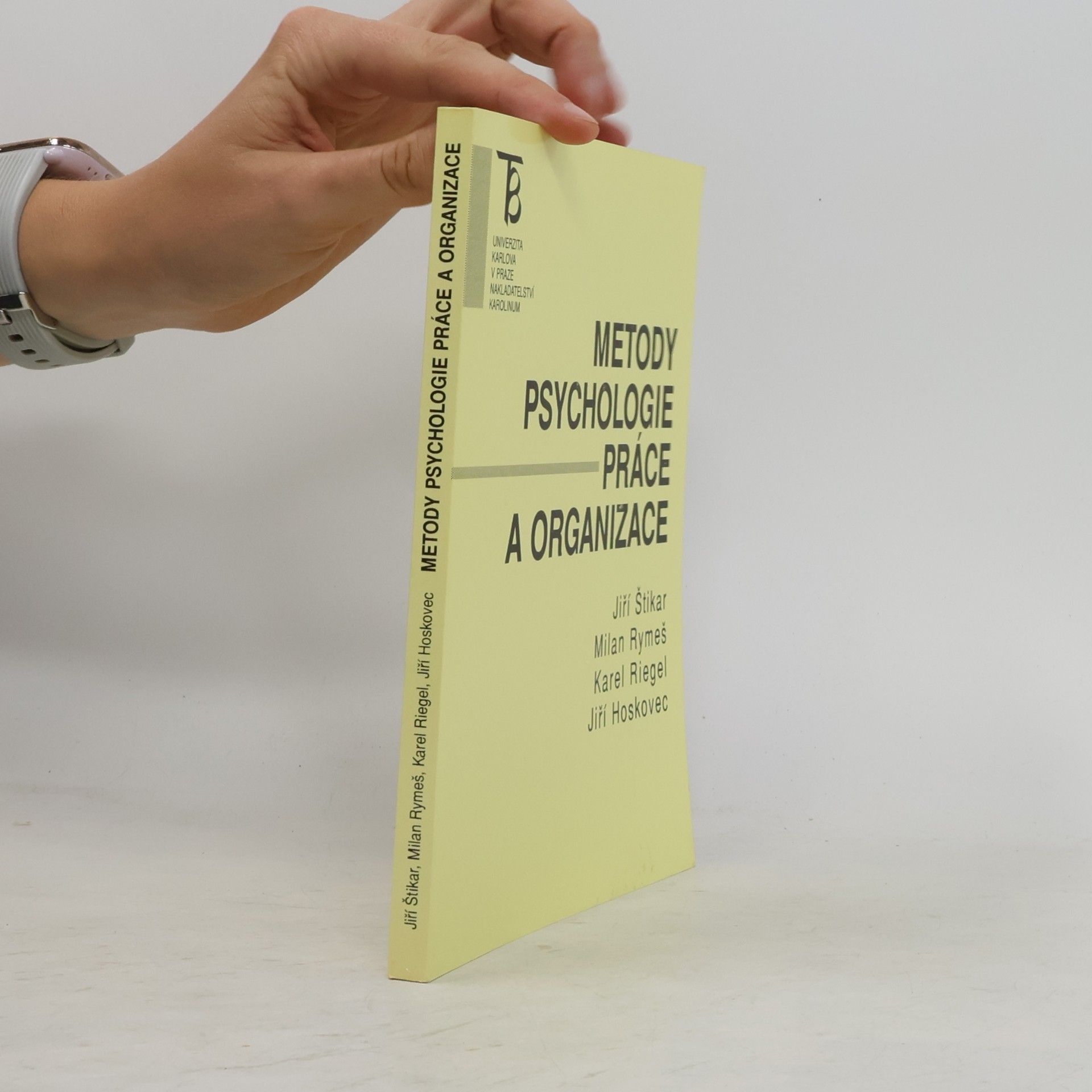 Jiří Hoskovec Metody psychologie práce a organizace