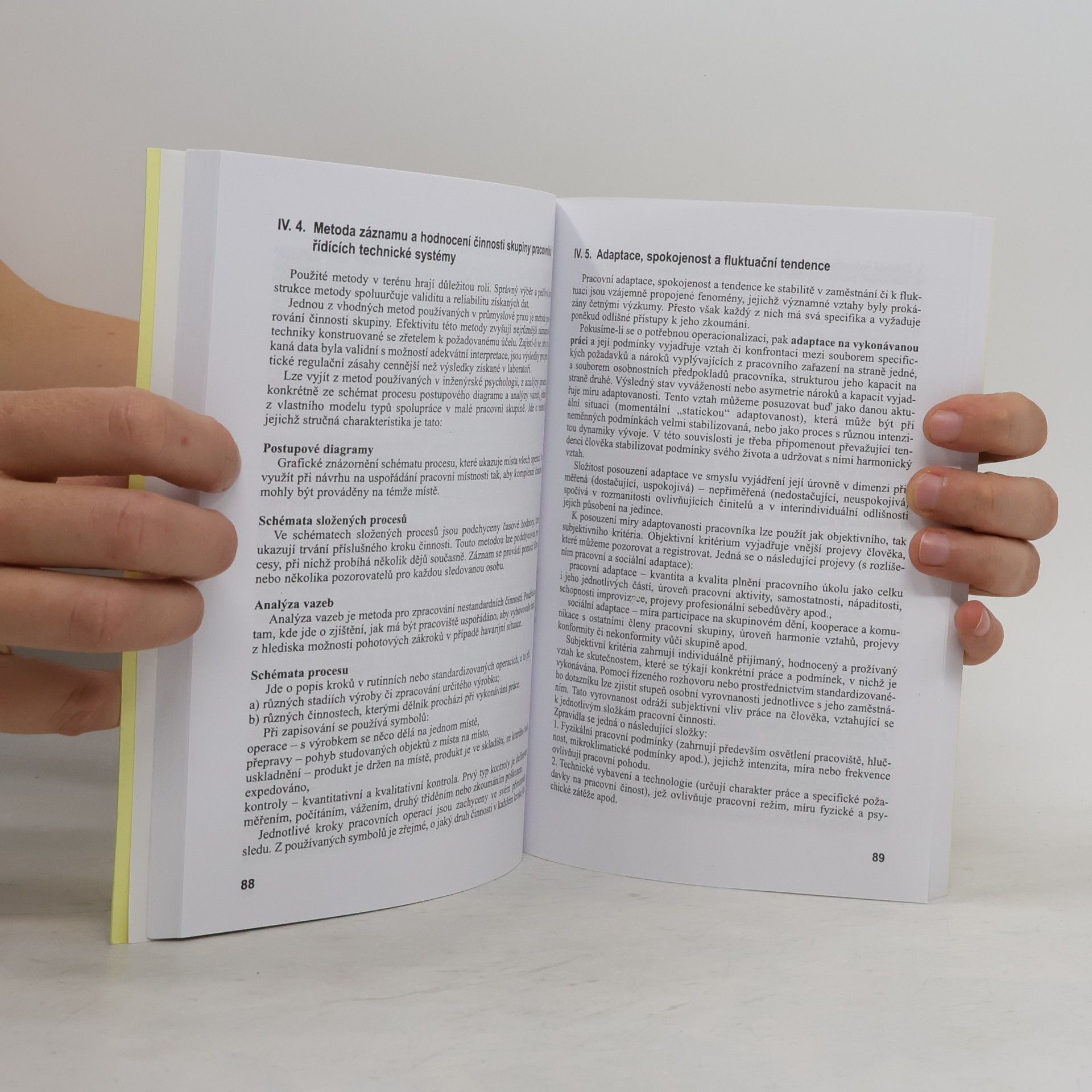 Jiří Hoskovec Metody psychologie práce a organizace