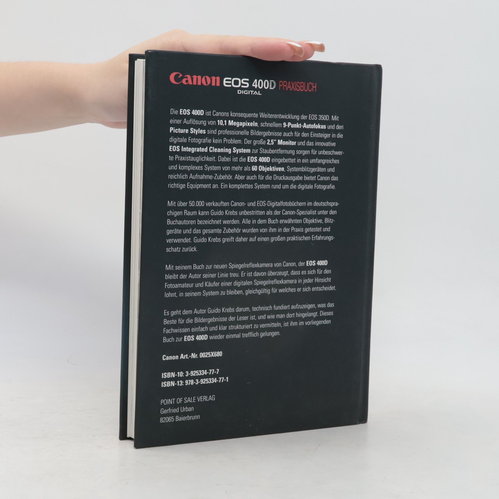 Guido Krebs Canon EOS 400D Digital Praxisbuch