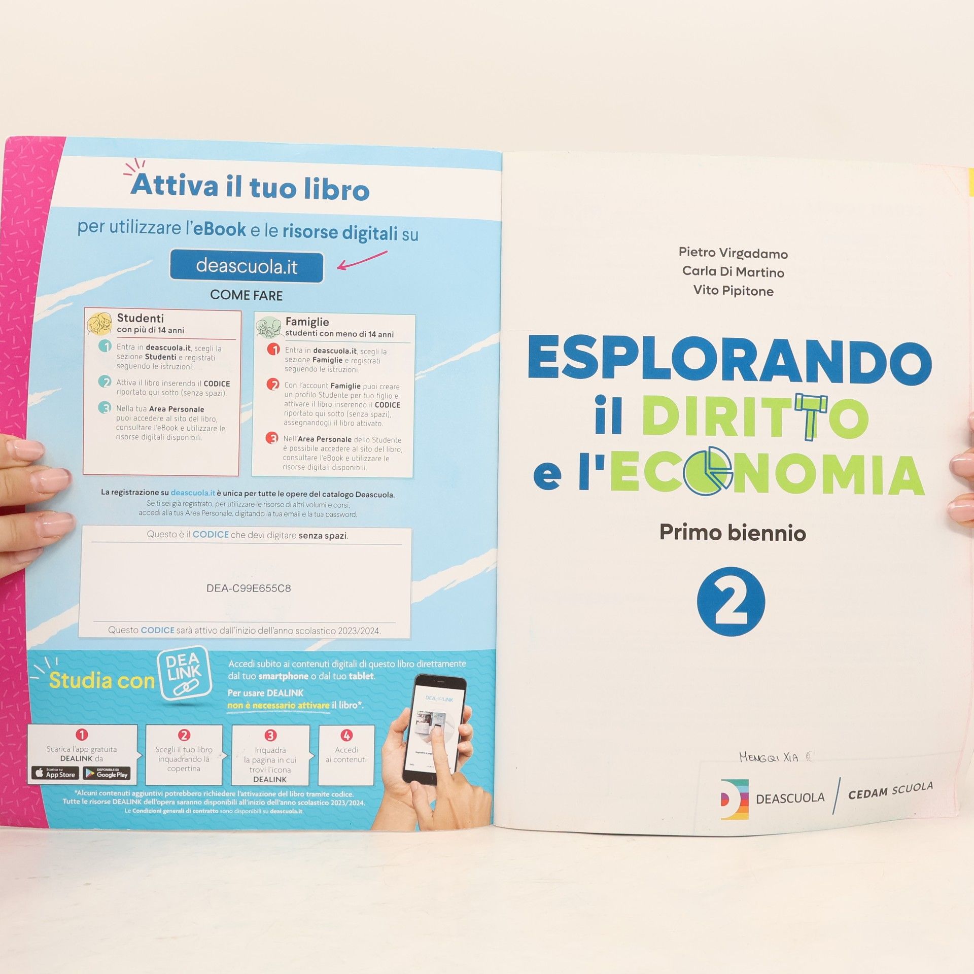 Pietro Virgadamo Esplorando il diritto e l'economia. Per le scuole superiori. Con espansione online