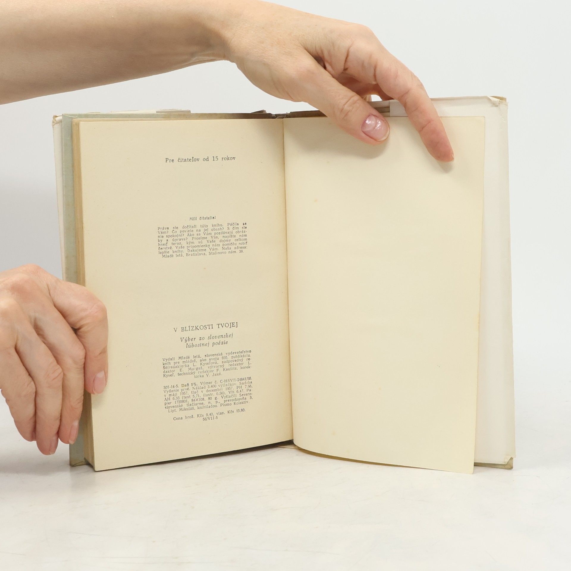Autores varios V blízkosti tvojej