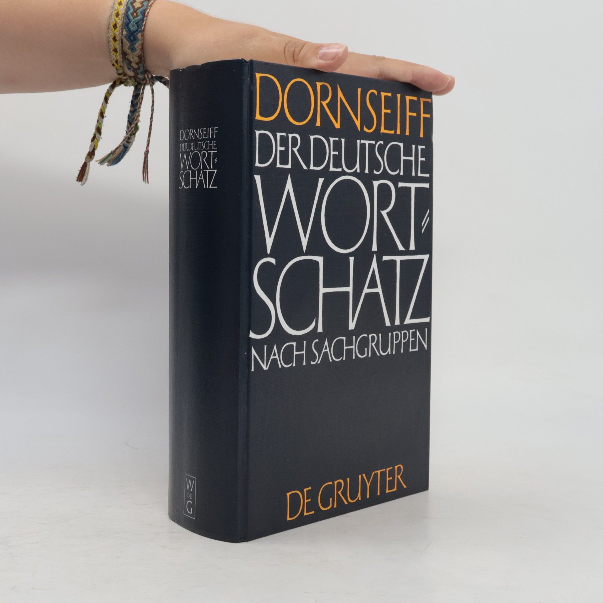 Franz Dornseiff Der Deutsche Wortschatz nach Sachgruppen