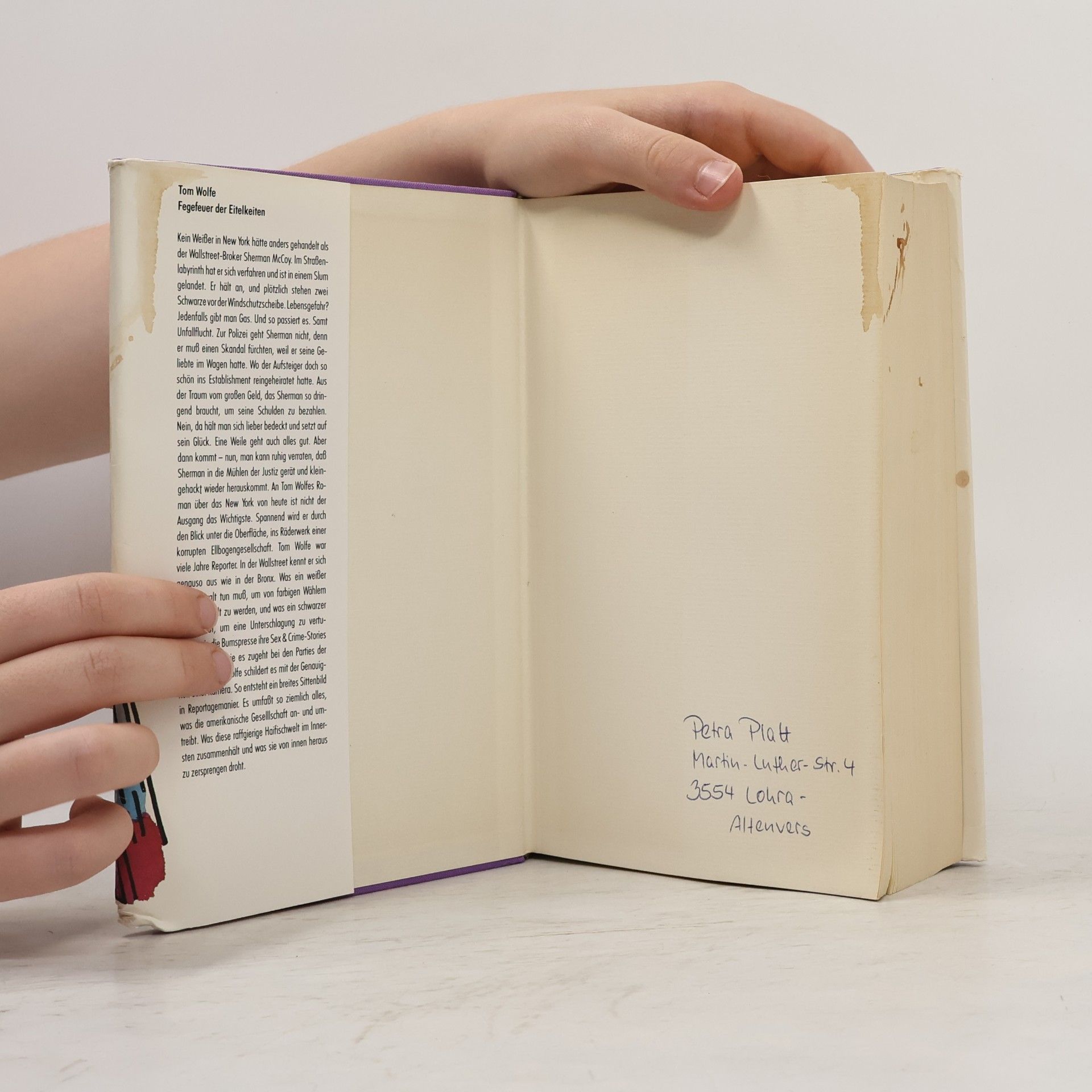Tom Wolfe Fegefeuer der Eitelkeiten
