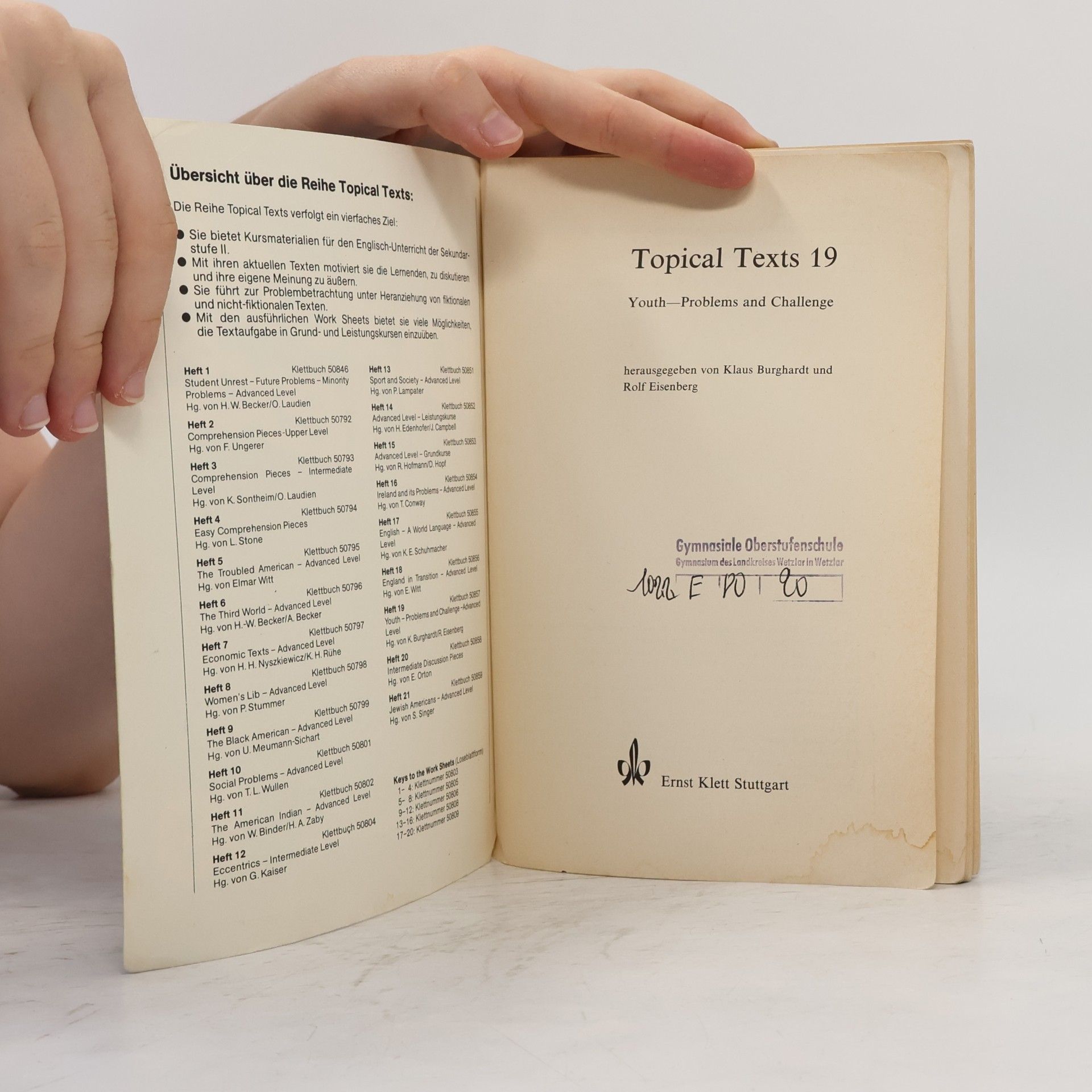 Klaus Burghardt Topical texts