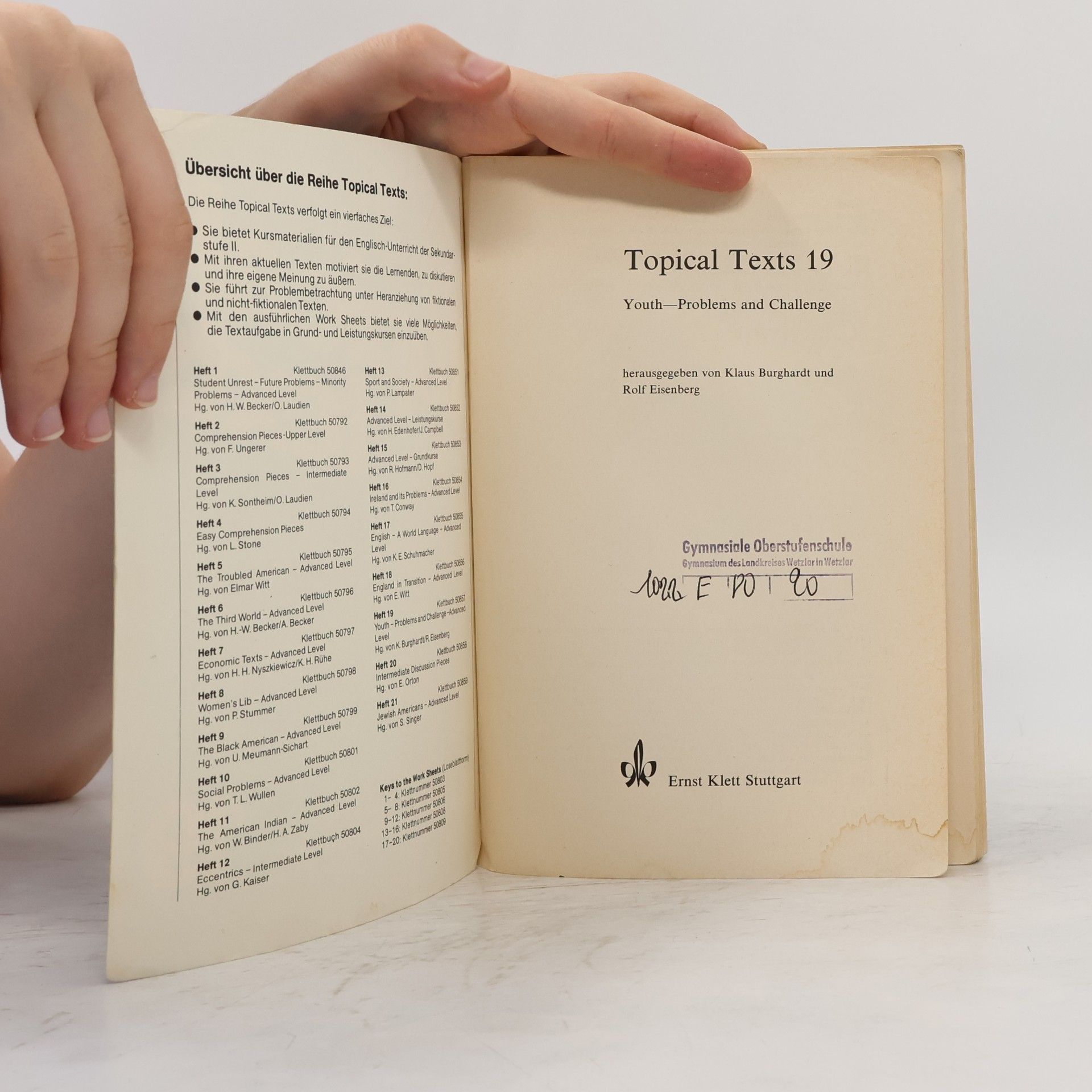 Klaus Burghardt Topical texts
