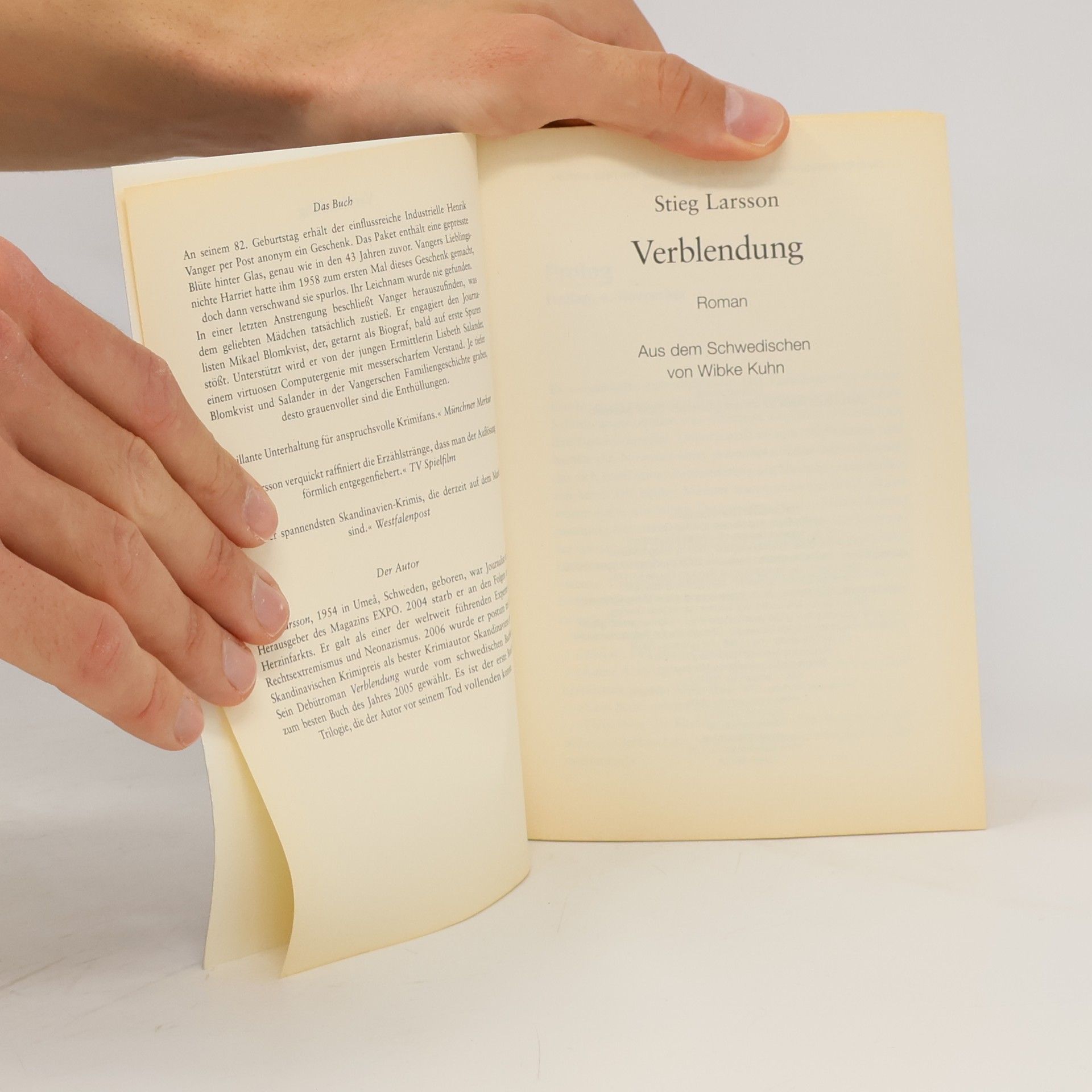 Stieg Larsson Verblendung