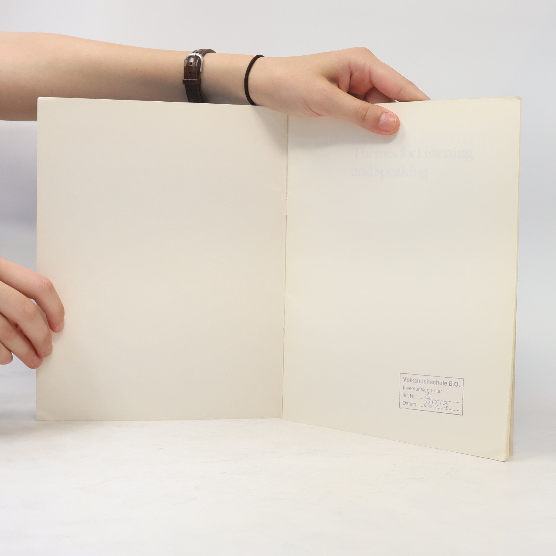 Various Themes Listen/Speaking Student's Book