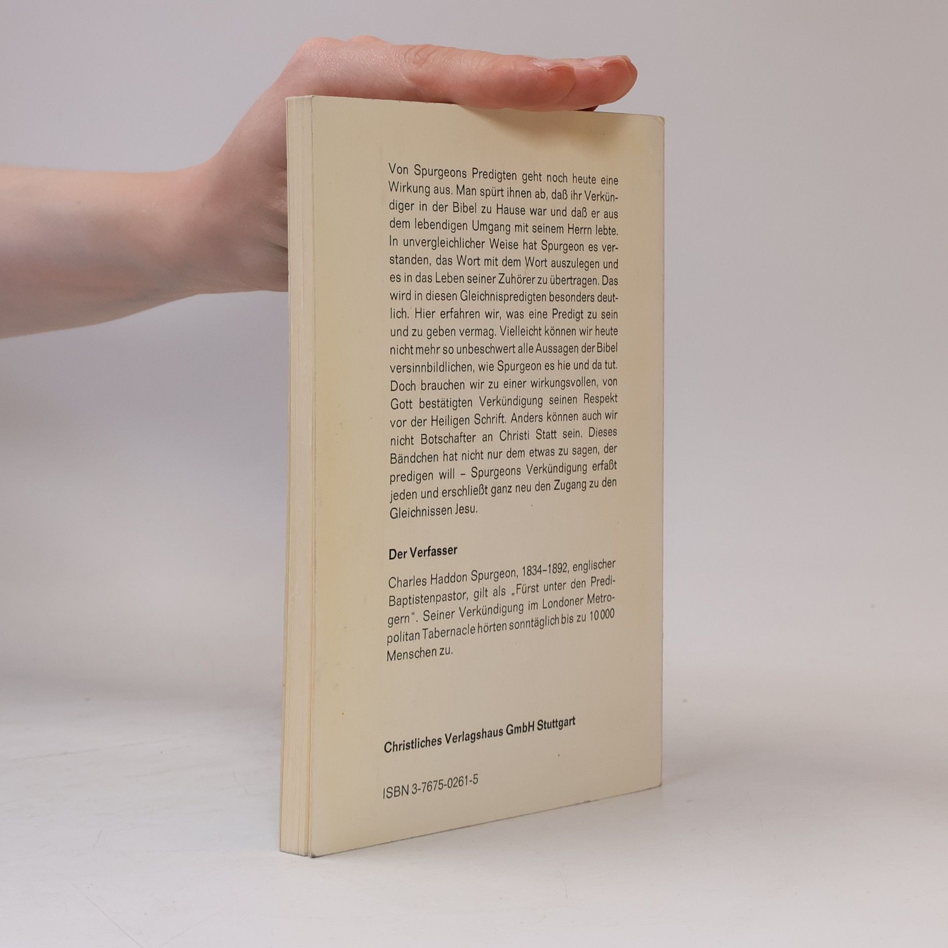 Charles Spurgeon Womit kann ich's vergleichen?
