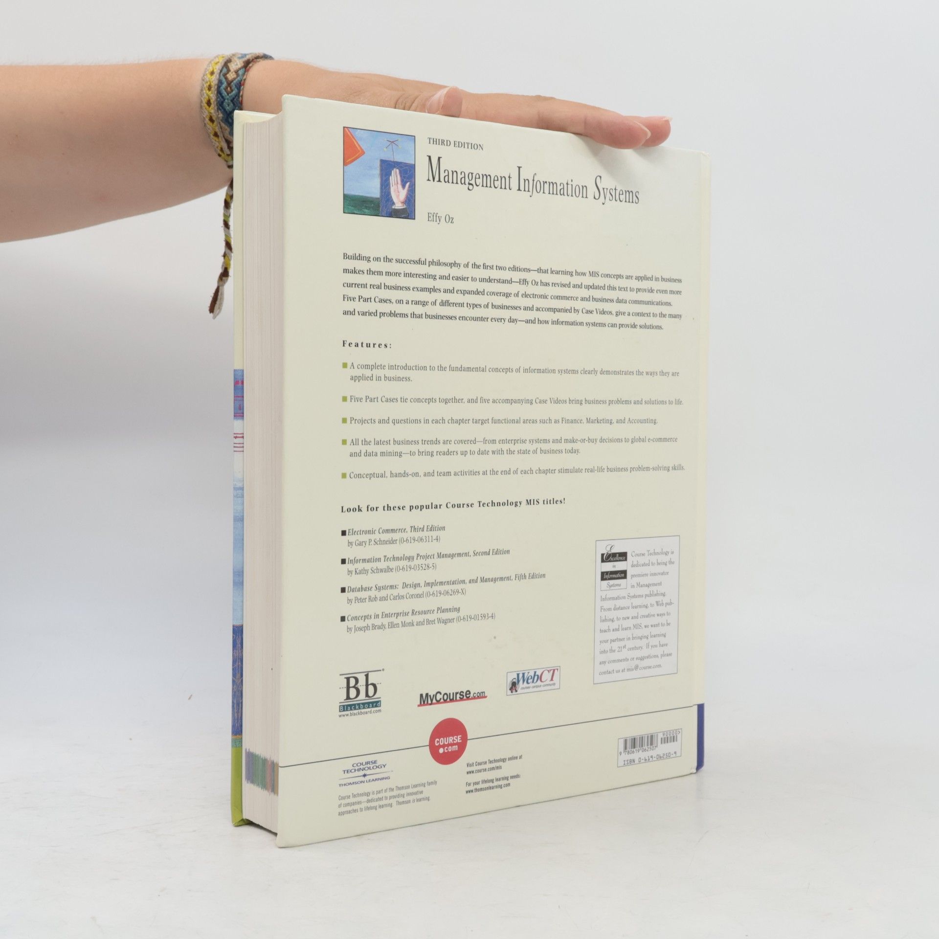 Effy Oz Management Information Systems, Third Edition