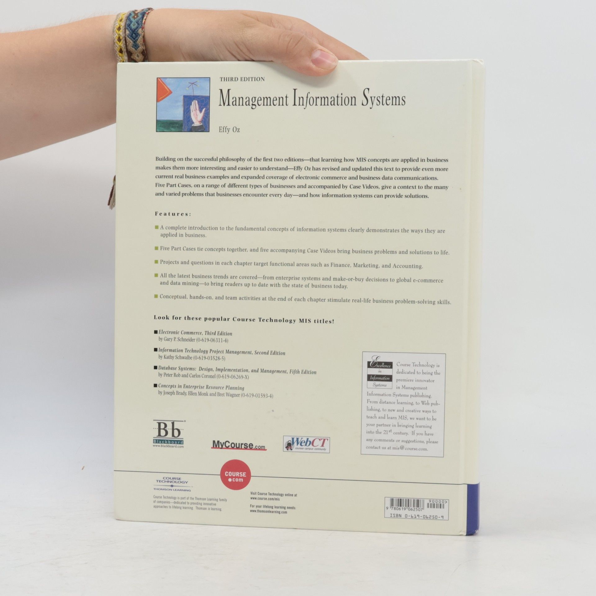 Effy Oz Management Information Systems, Third Edition