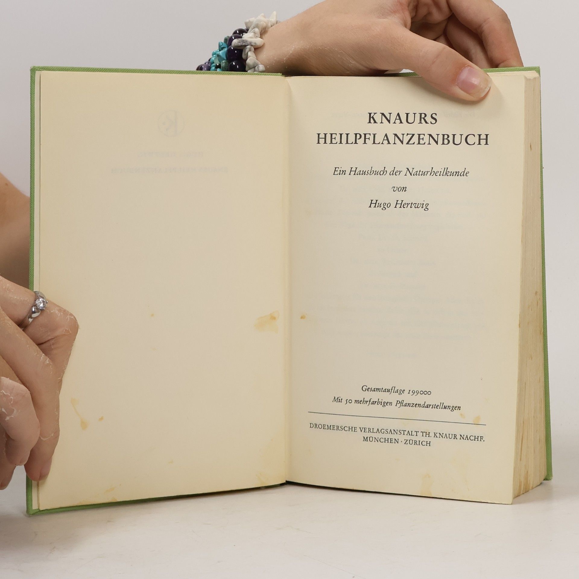 Hugo Hertwig Knaurs Heilpflanzenbuch