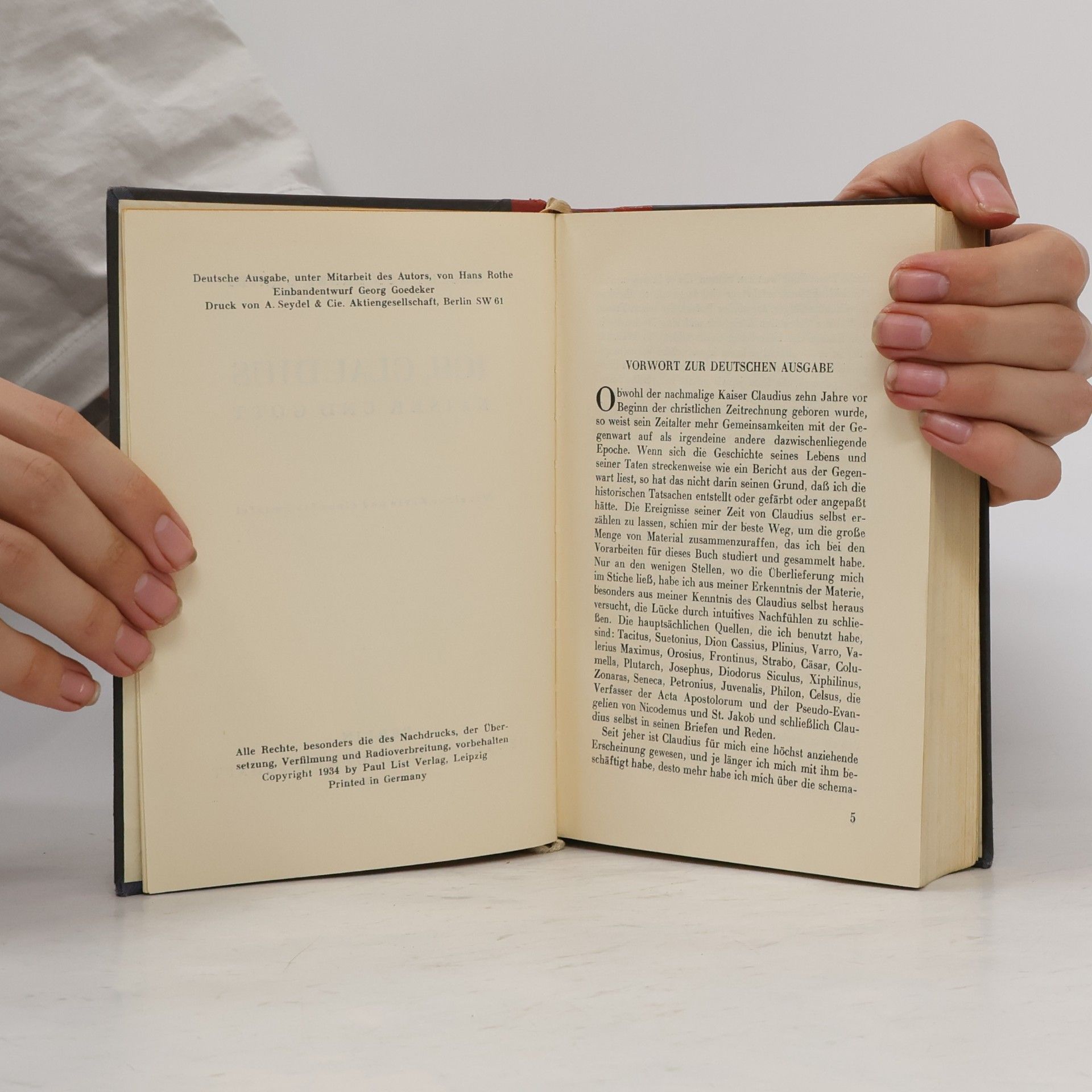 Robert Graves Ich, Claudius, Kaiser und Gott