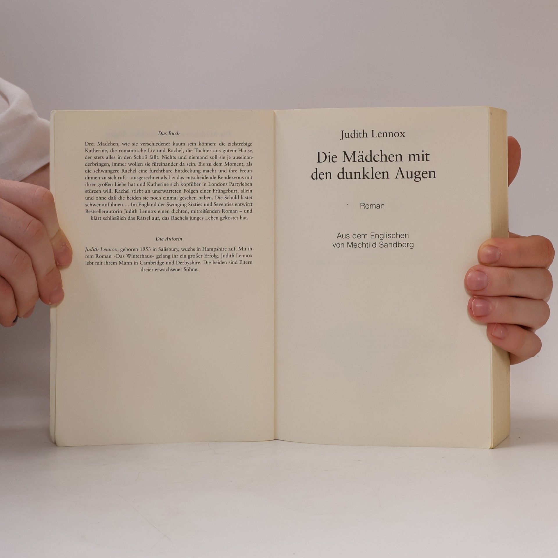Judith Lennox Die Madchen mit den dunklen Augen