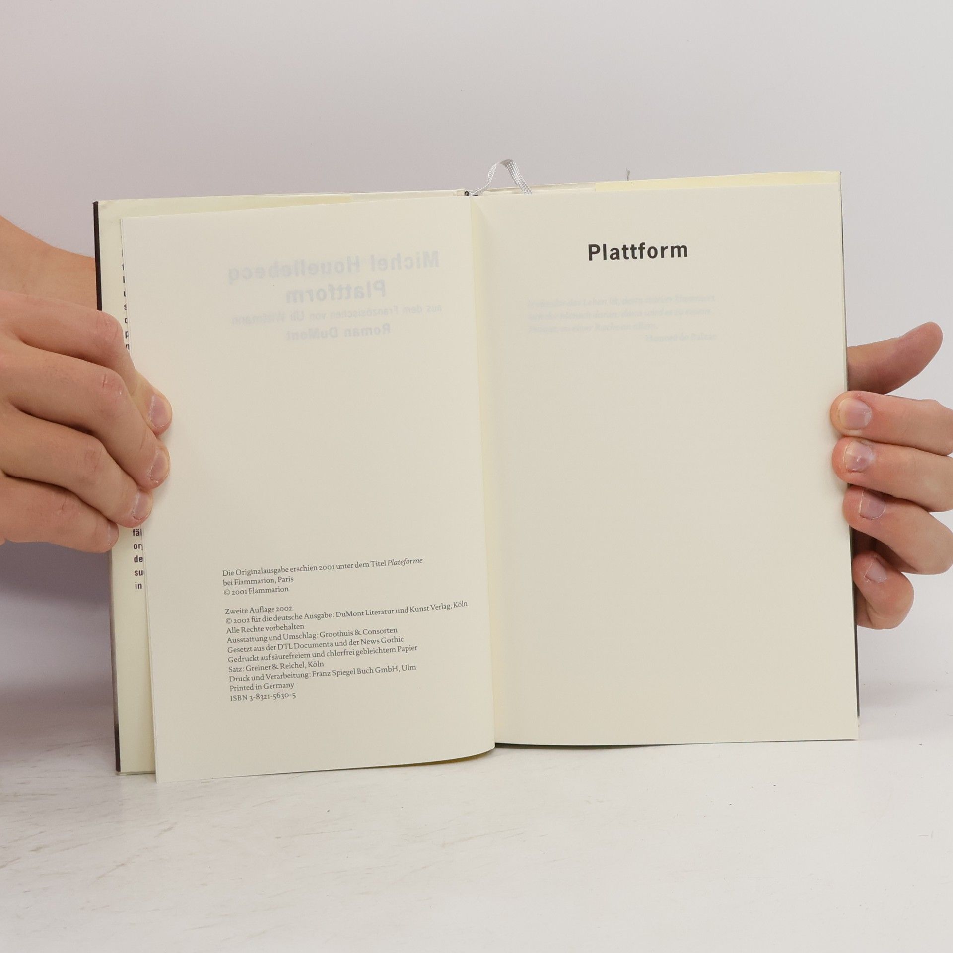 Michel Houellebecq Plattform