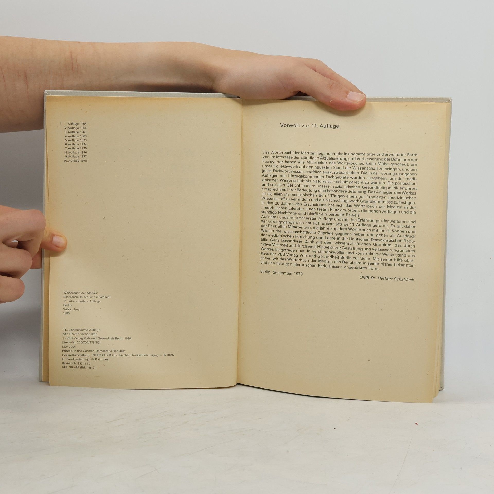 Autorenkollektiv Wörterbuch der Medizin A-K