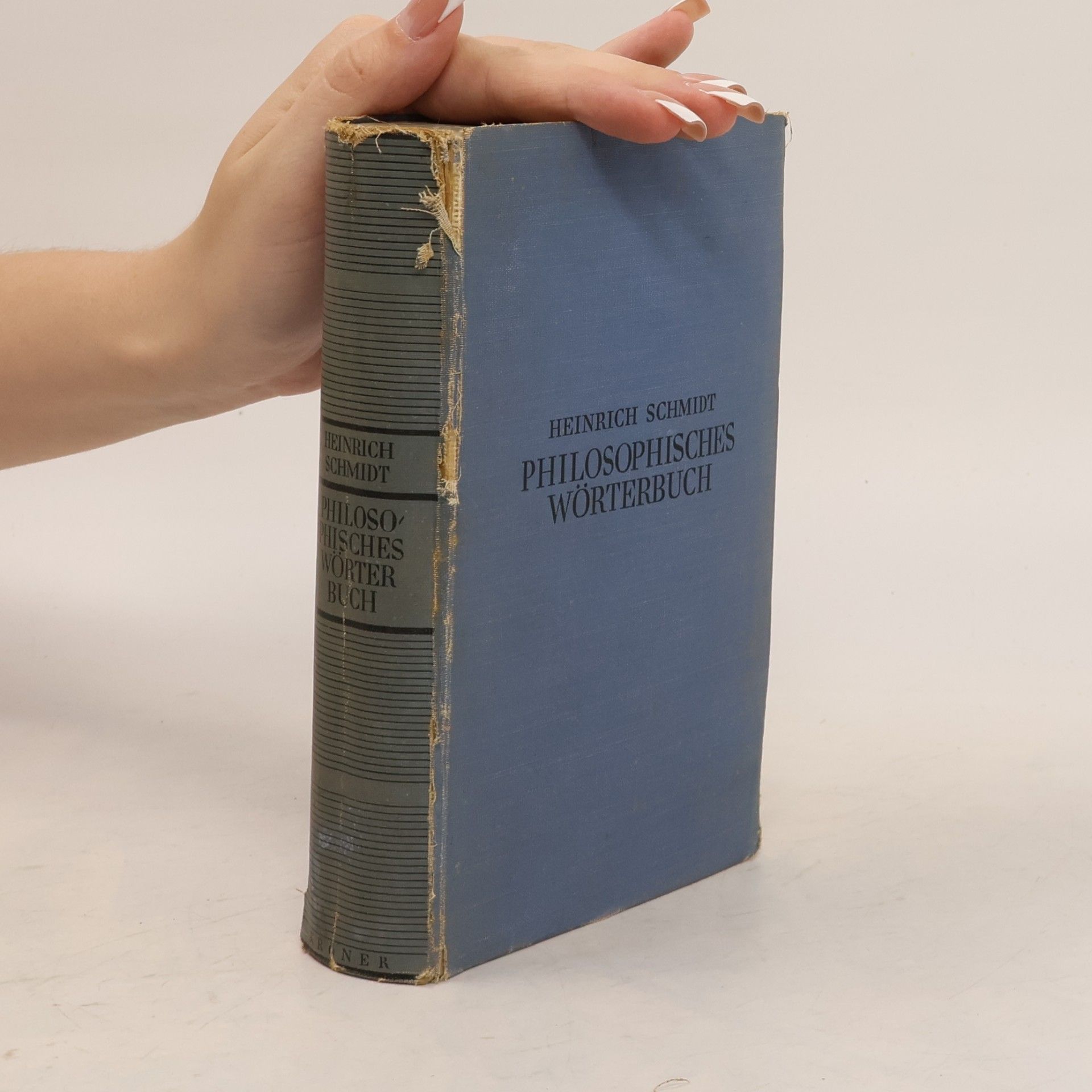 Heinrich Schmidt Philosophisches Wörterbuch