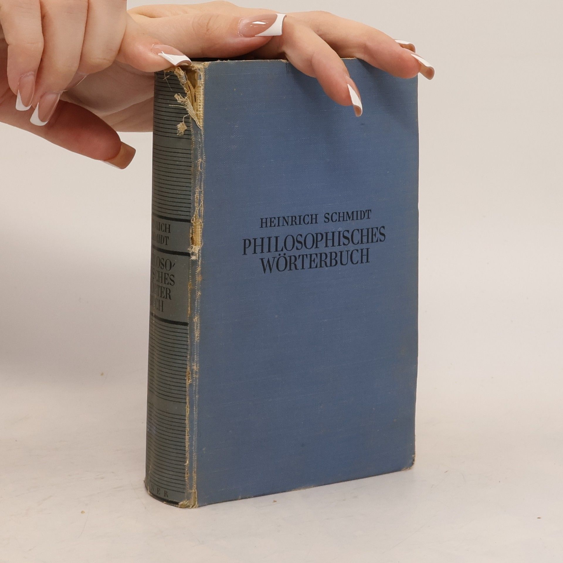Heinrich Schmidt Philosophisches Wörterbuch