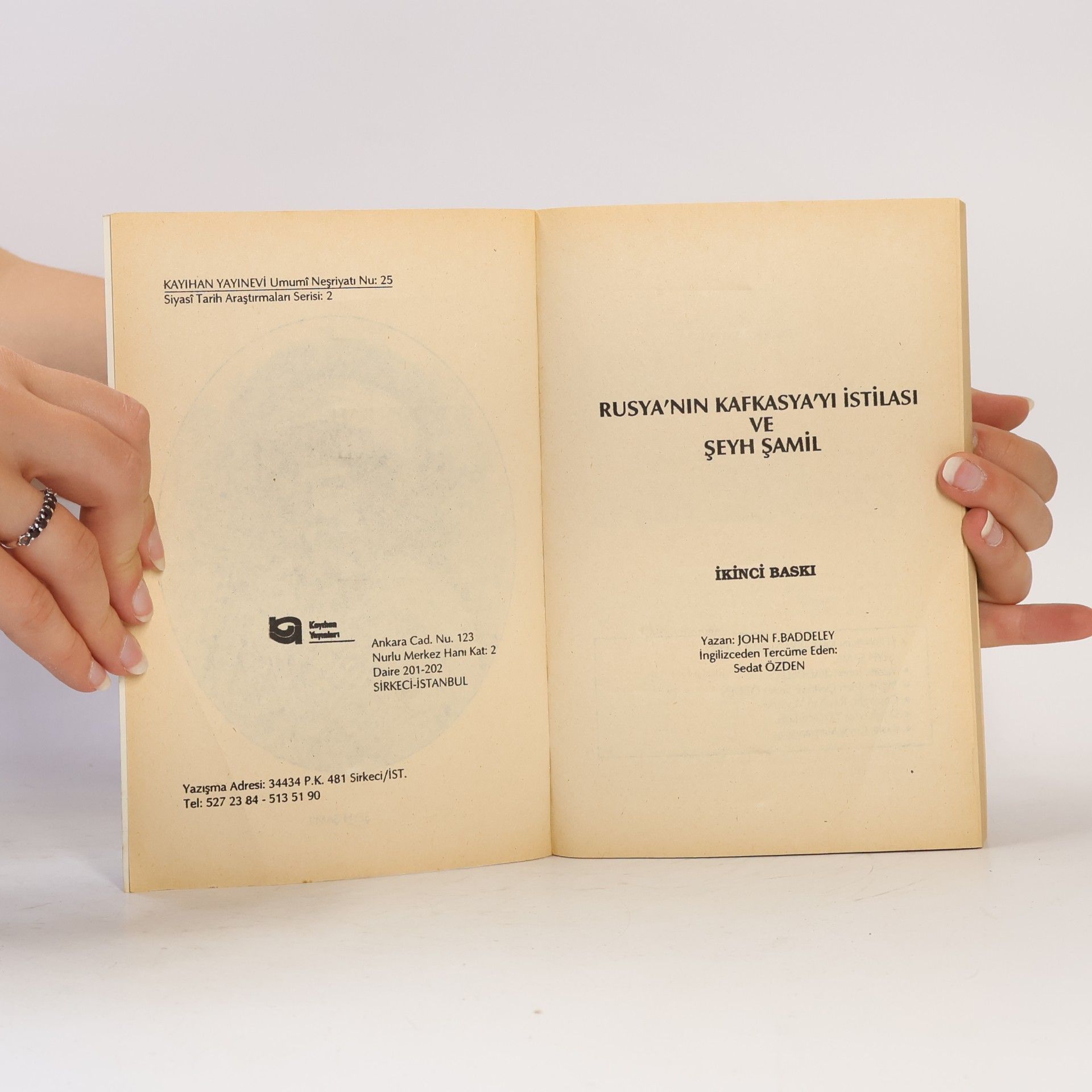John F. Baddeley Rusların Kafkasya'yı İstilası ve Şeyh Şamil