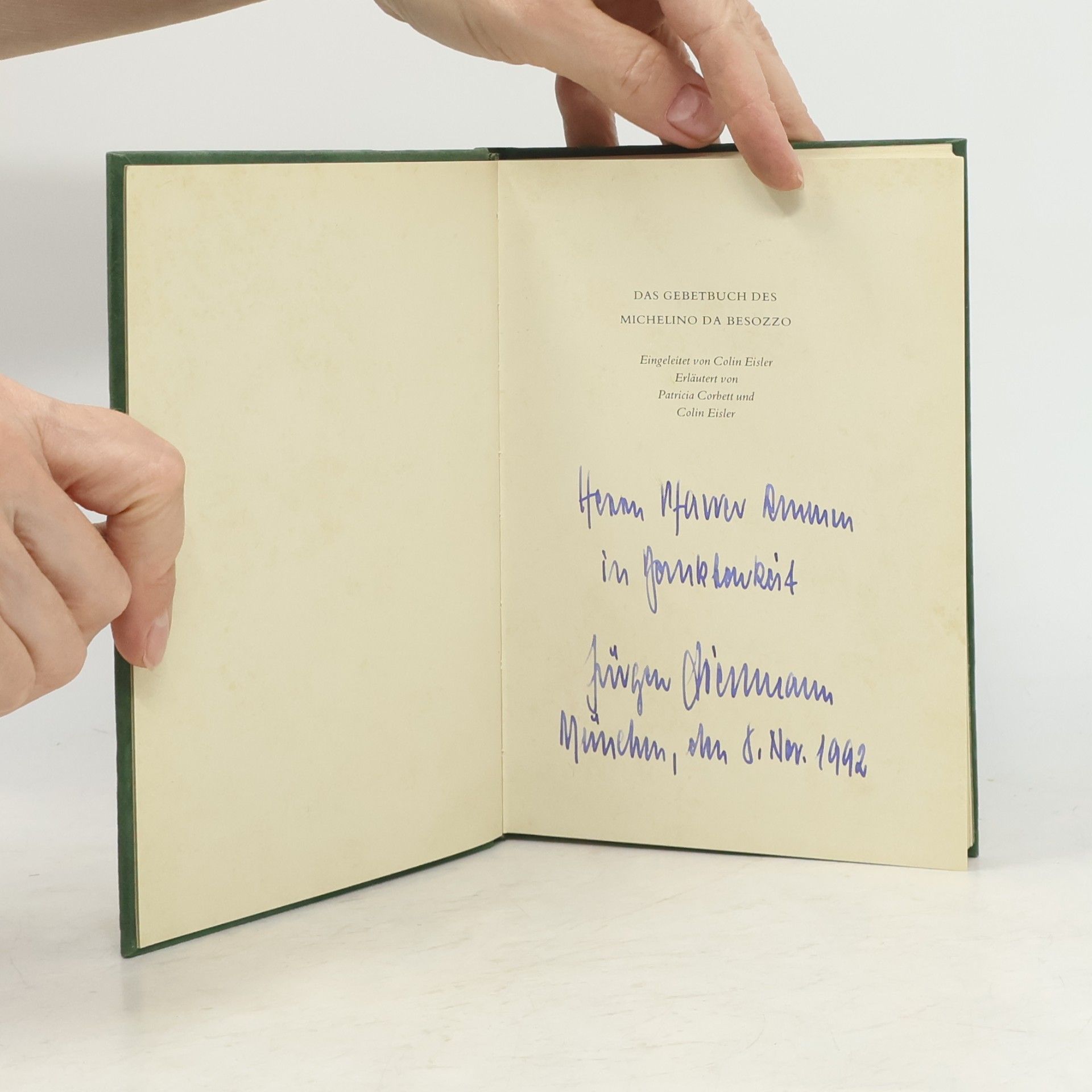 Colin Eisler Das Gebetbuch des Michelino da Besozzo