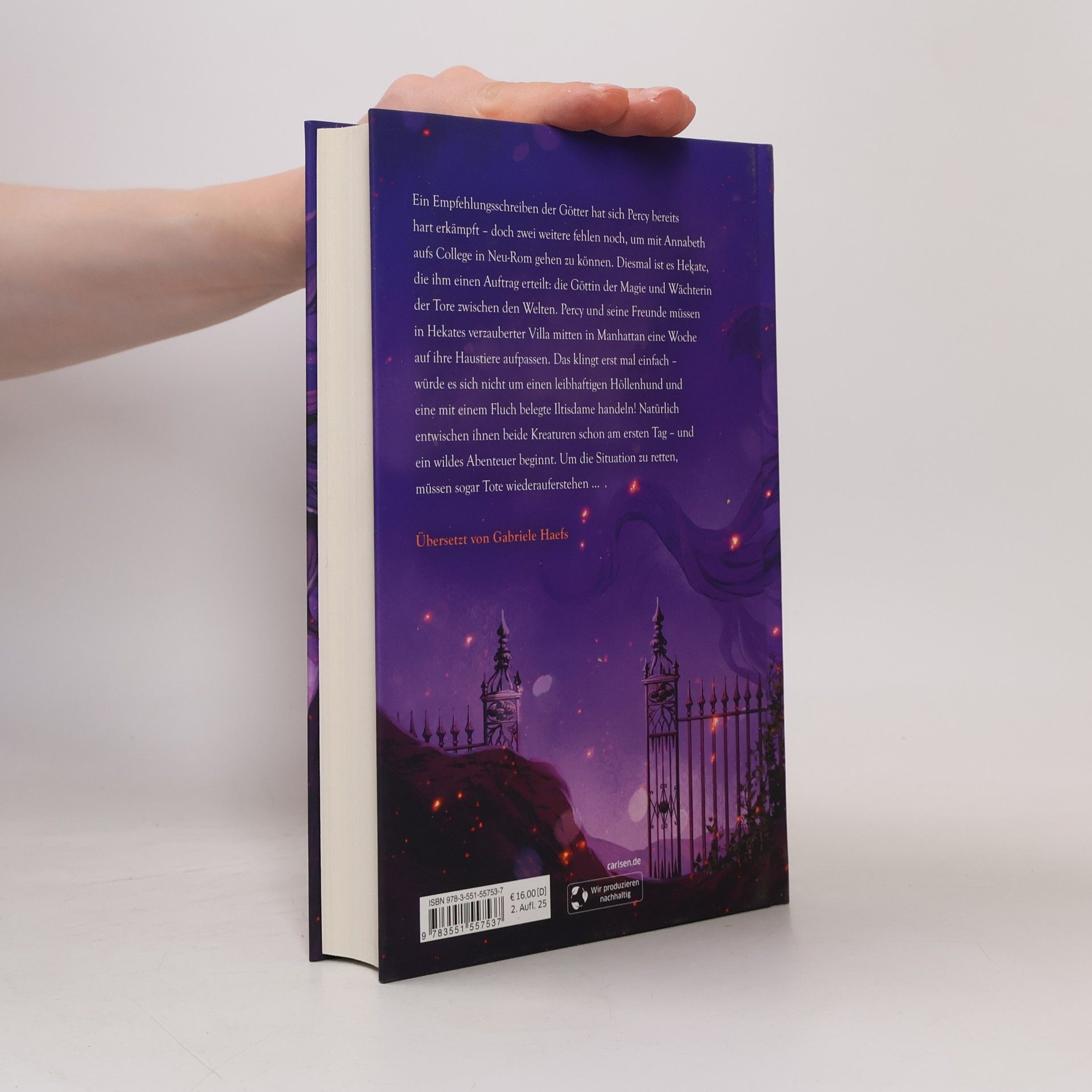 Rick Riordan Percy Jackson - 7: Der Zorn der dreifachen Göttin