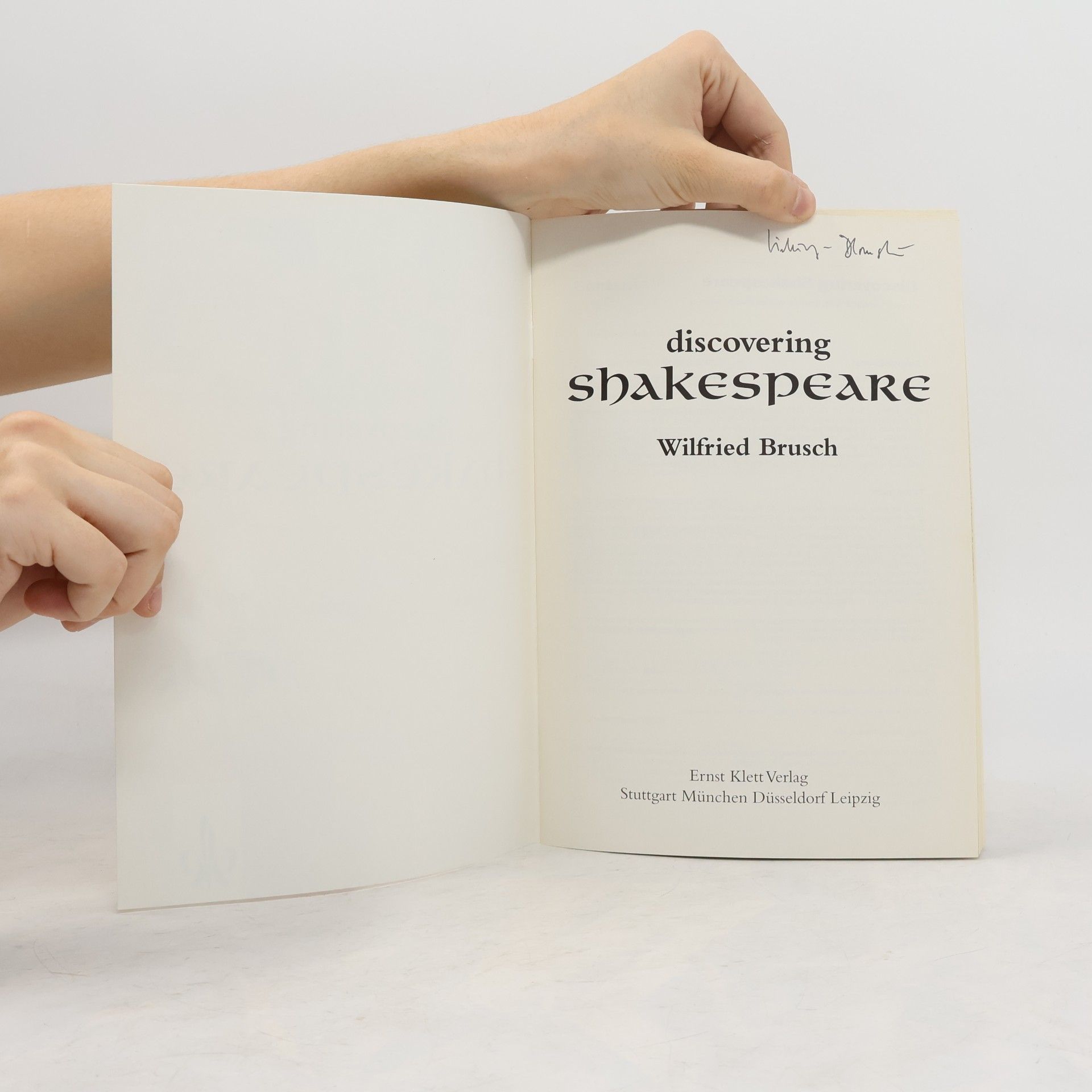 Wilfried Brusch Discovering Shakespeare