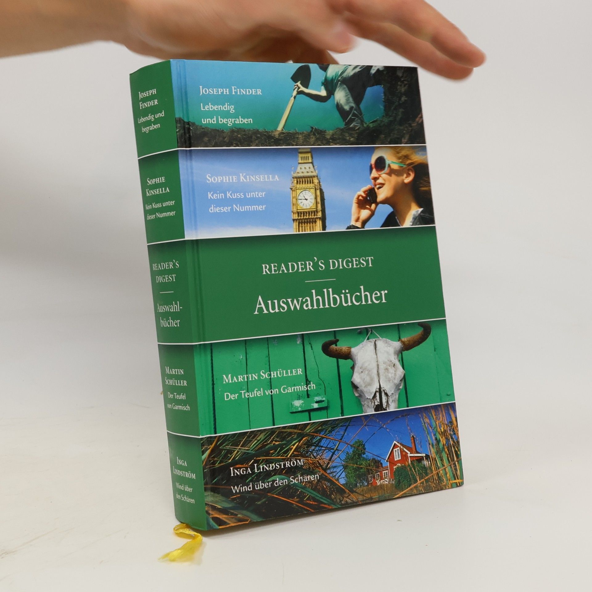 Sophia Kinsella Reader´s Digest Auswahlbücher. Lebendig und begraben. Kein Kuss unter dieser Nummer. Der Teufel von Garmisch. Wind über den Schären