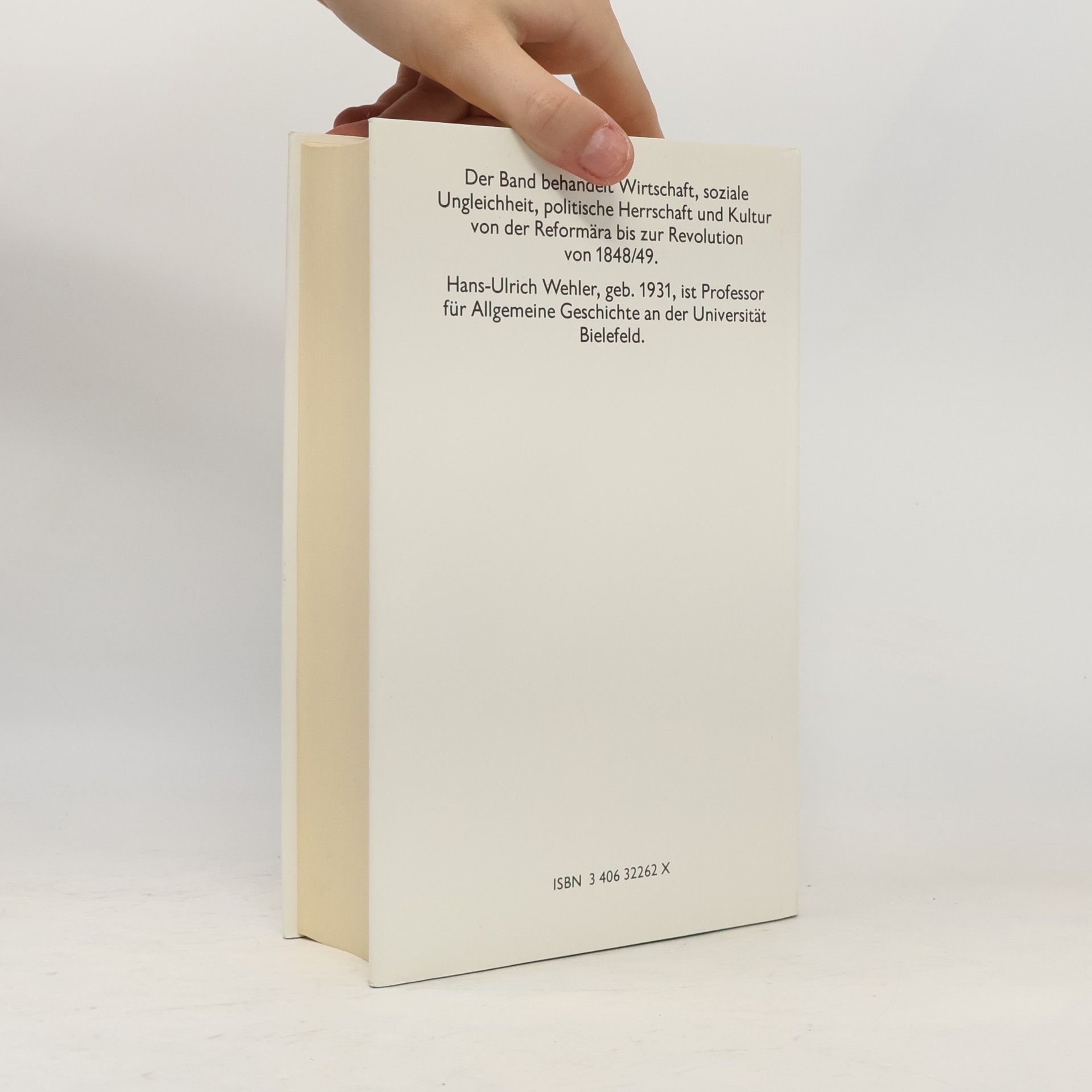 Hans-Ulrich Wehler Von der Reformära bis zur industriellen und politischen 'Deutschen Doppelrevolution' 1815-1845/49