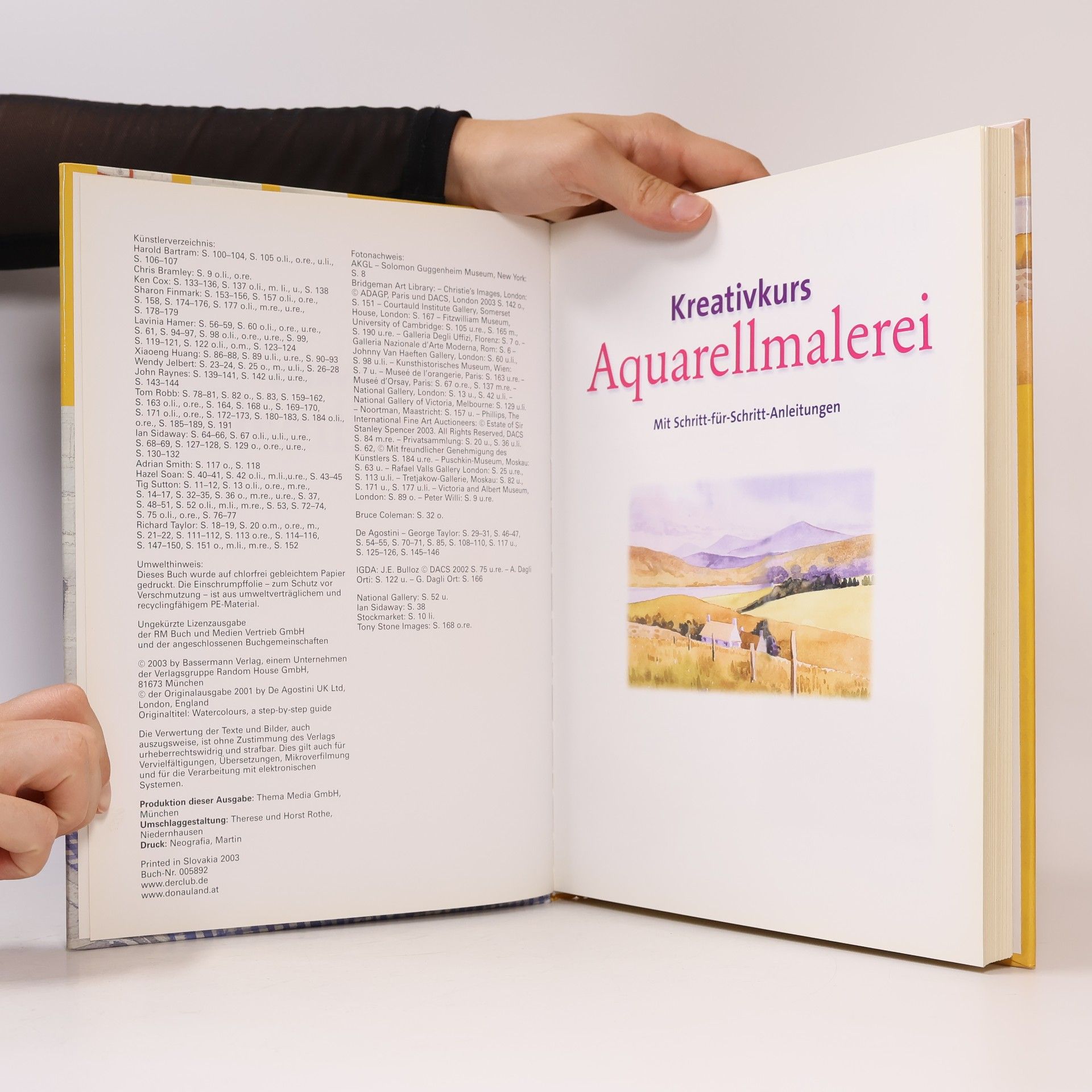 Kolektiv autorů Kreativkurs Aquarellmalerei