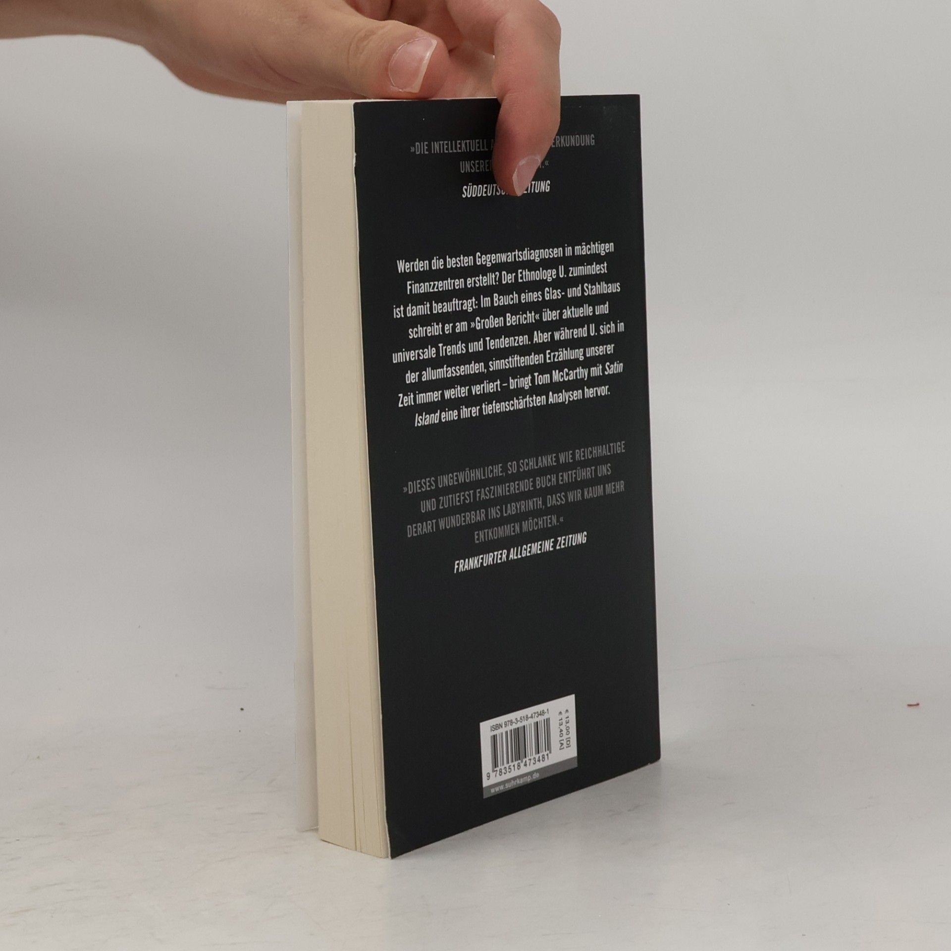 Tom McCarthy Satin Island