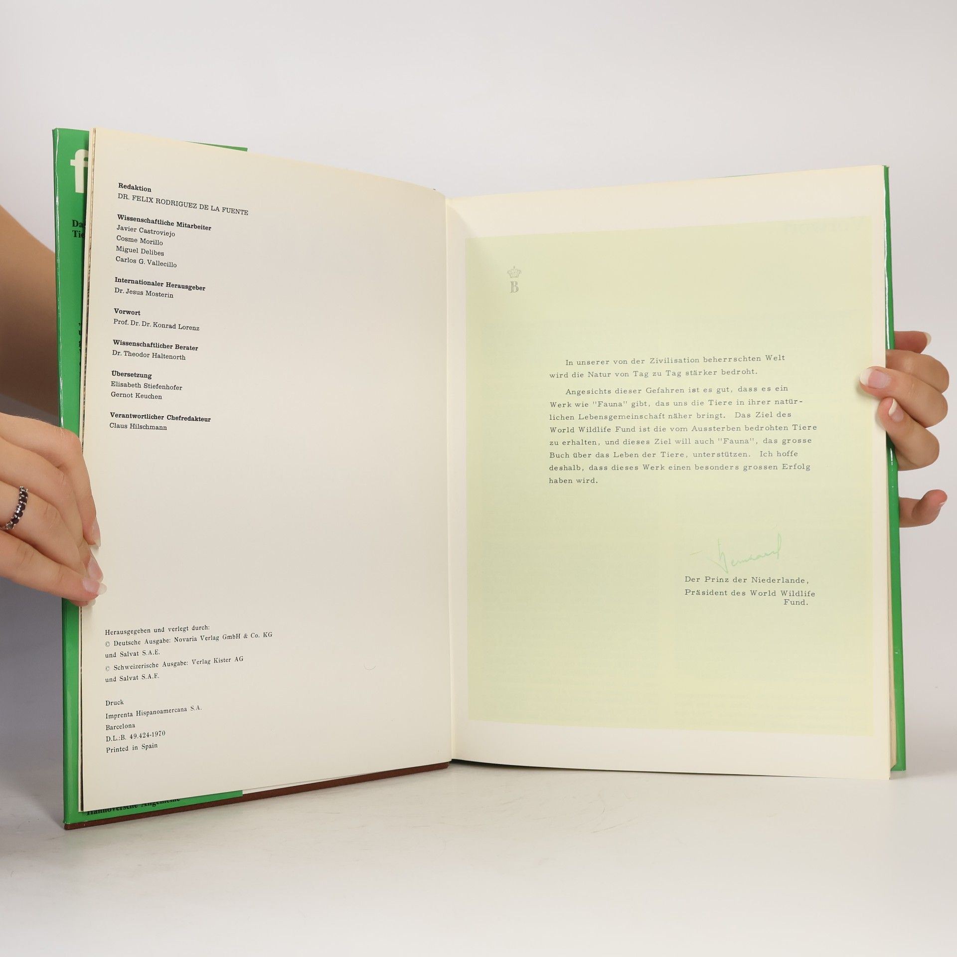 Jesús Mosterín Fauna: Das große Buch über das Leben der Tiere. 1.