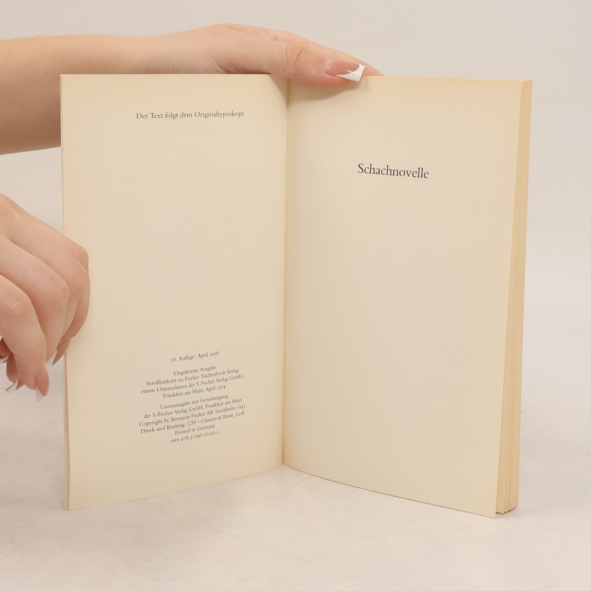 Stefan Zweig Schachnovelle