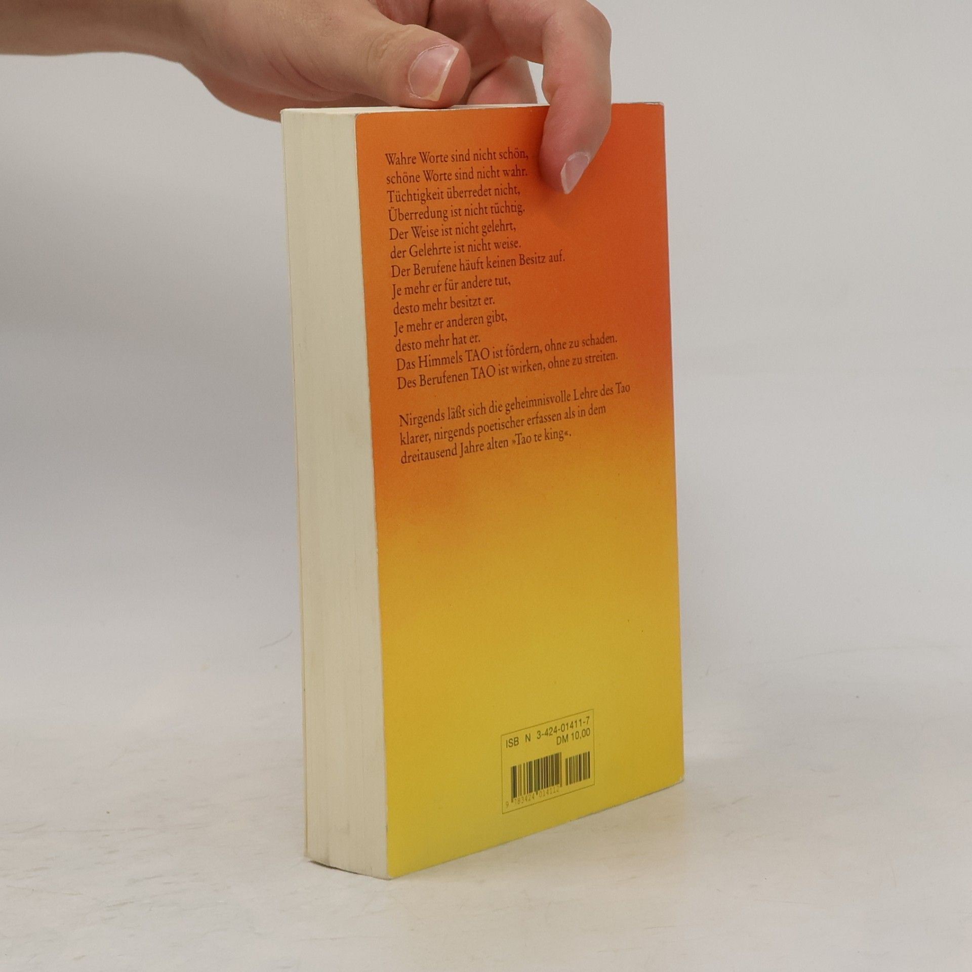Richard Wilhelm Laotse Tao te king: Texte und Kommentar