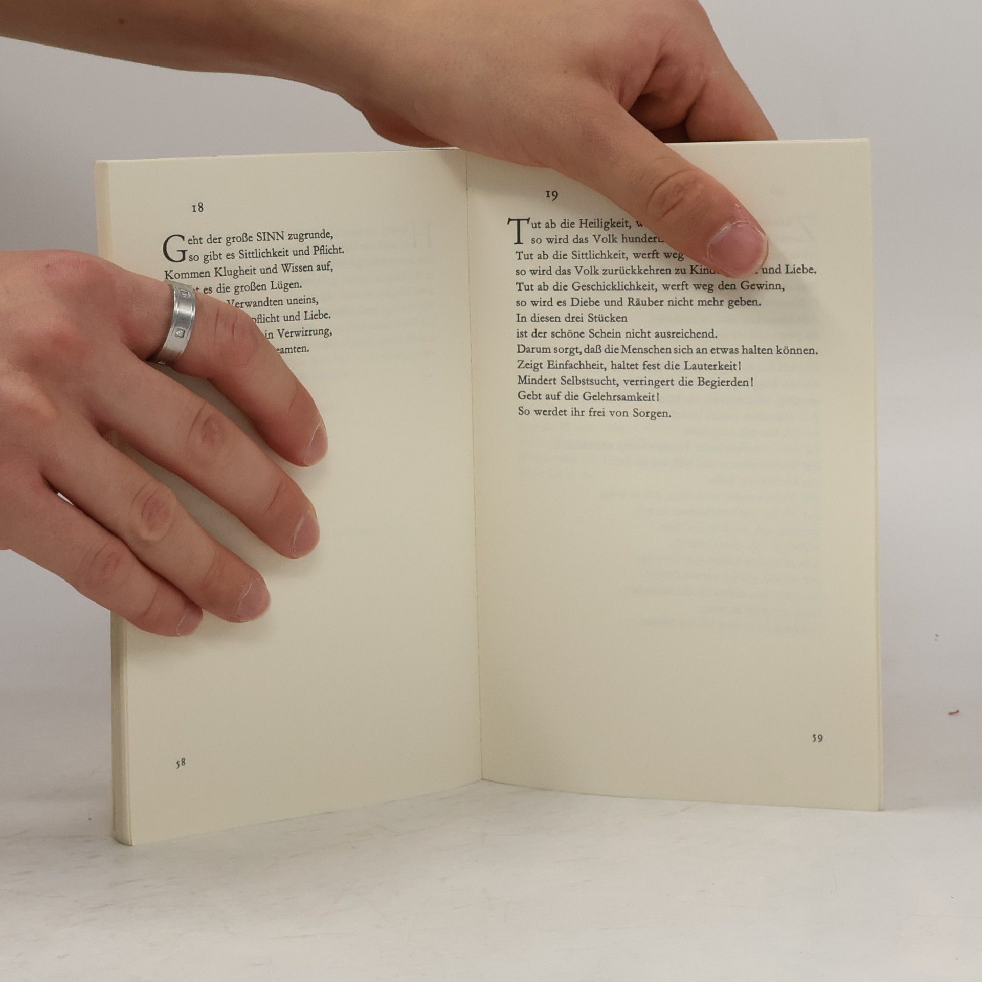 Richard Wilhelm Laotse Tao te king: Texte und Kommentar
