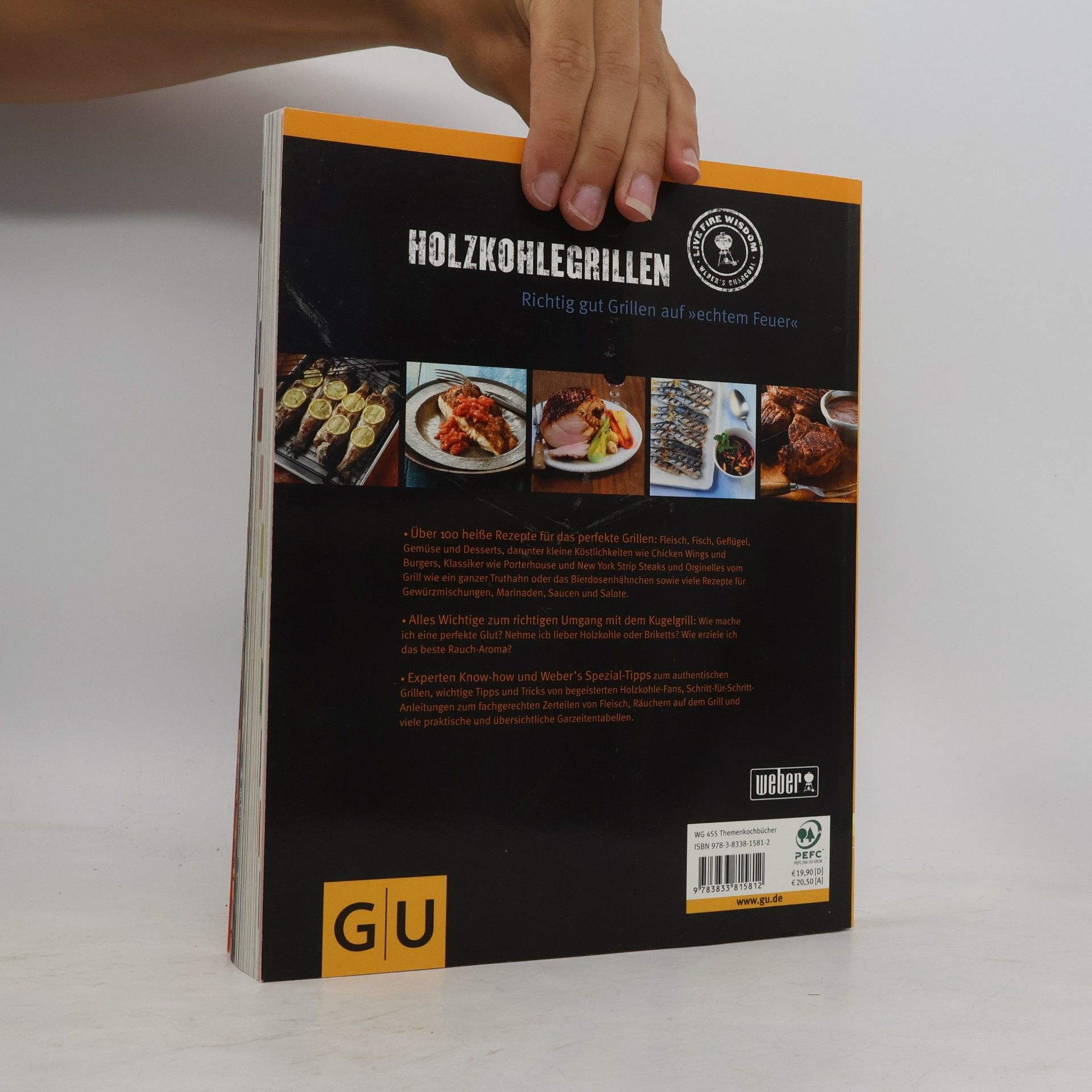 Jamie Purviance Webers grillen mit holzkohle