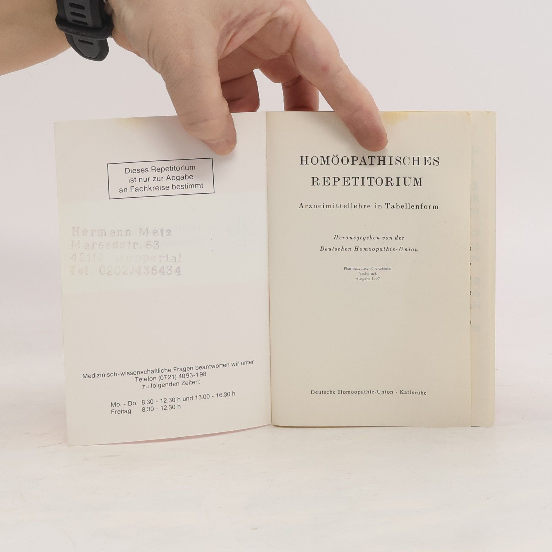 Autorenkollektiv Homöopathisches Repetitorium