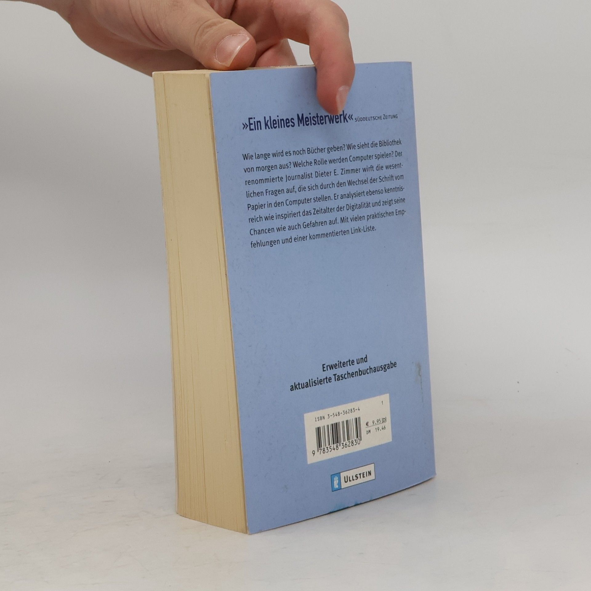 Dieter E. Zimmer Die Bibliothek der Zukunft. Text und Schrift in den Zeiten des Internets - Aktualisierte Taschenbuchausgabe