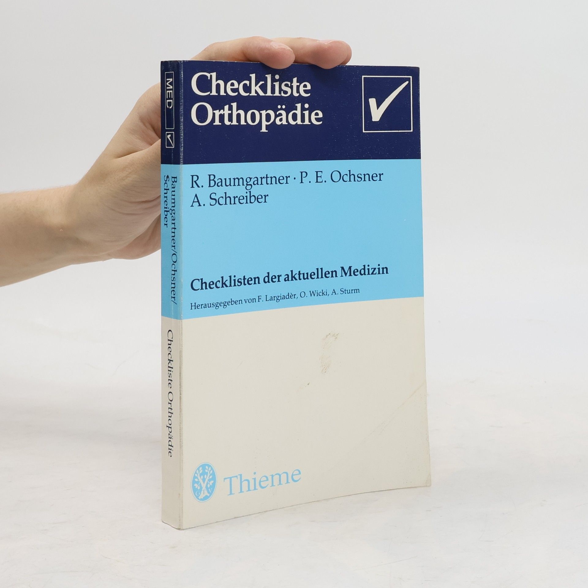 René Baumgartner Checkliste Orthopädie
