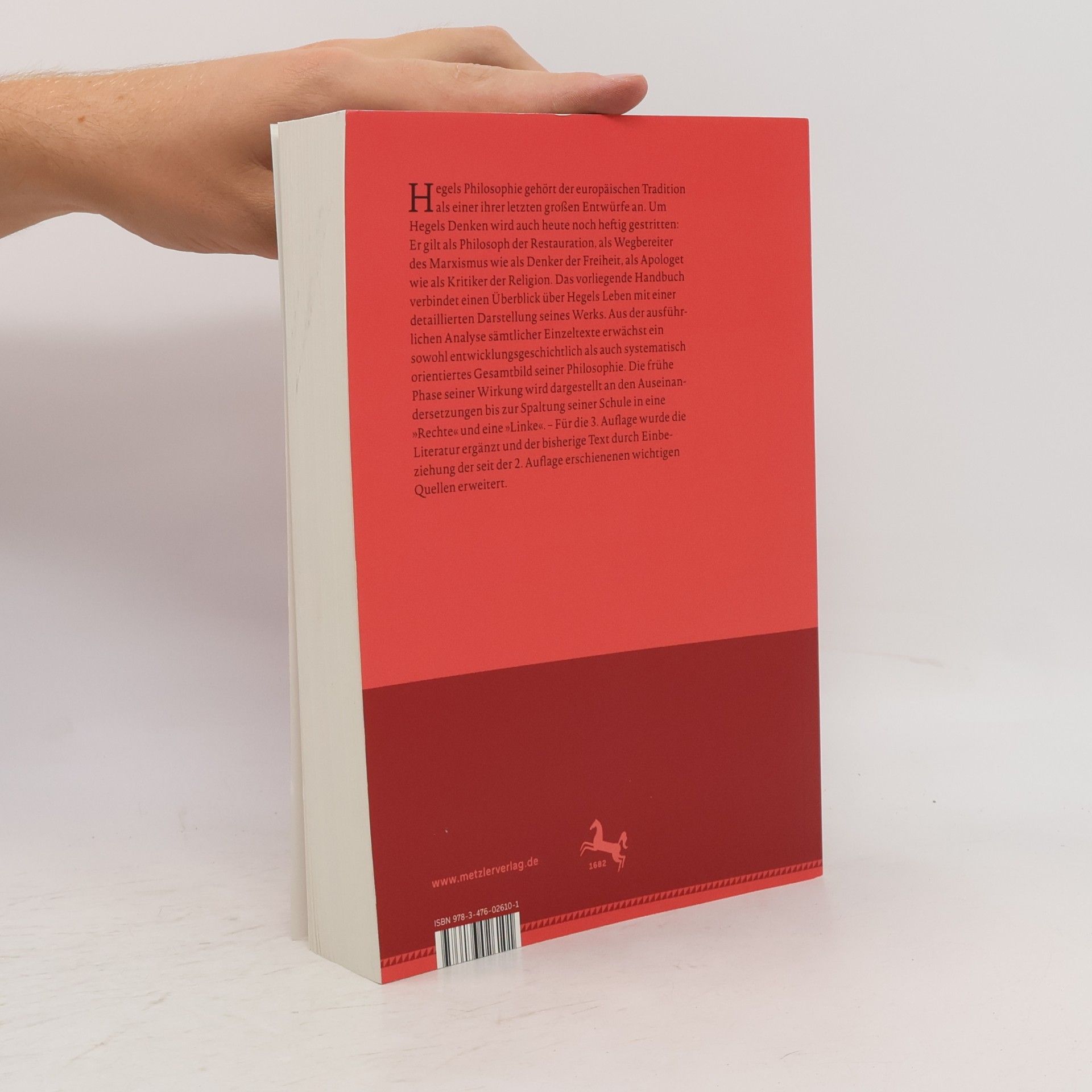 Walter Jaeschke Hegel-Handbuch