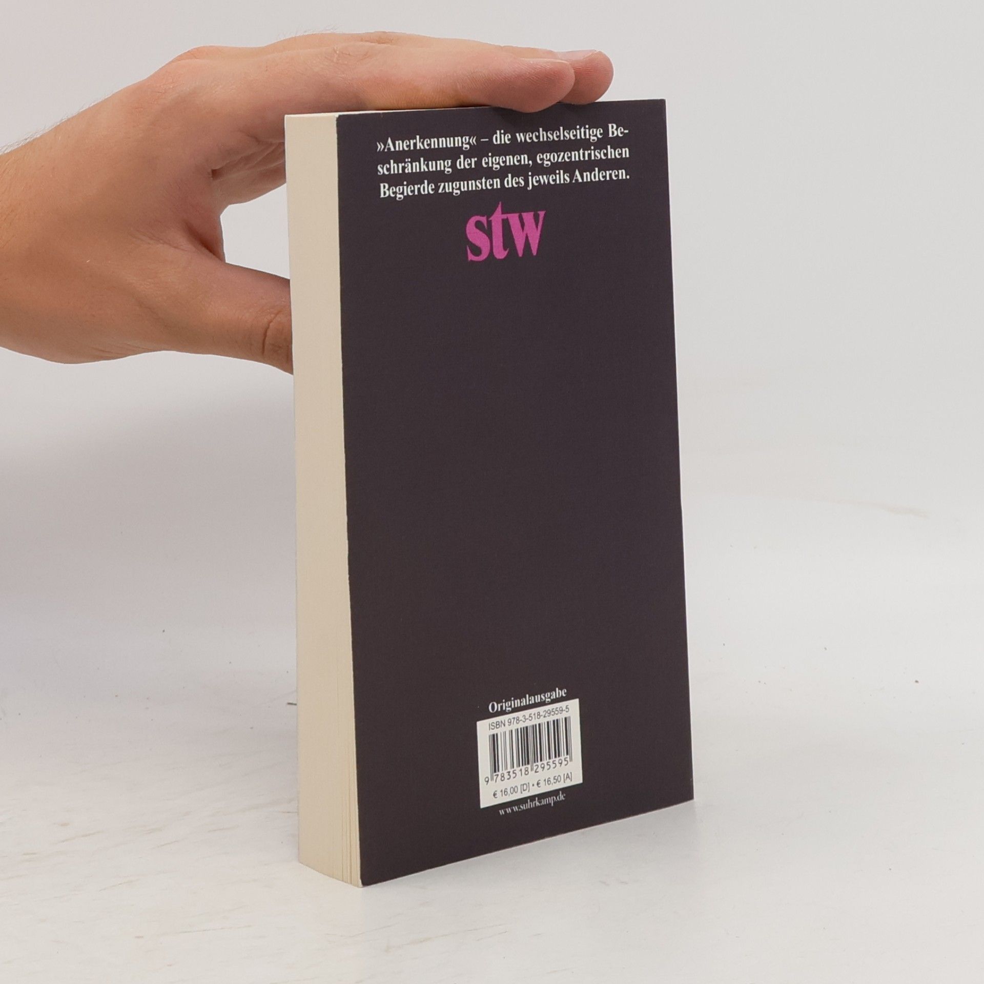 Axel Honneth Suhrkamp Taschenbuch Wissenschaft - 1959: Das Ich im Wir