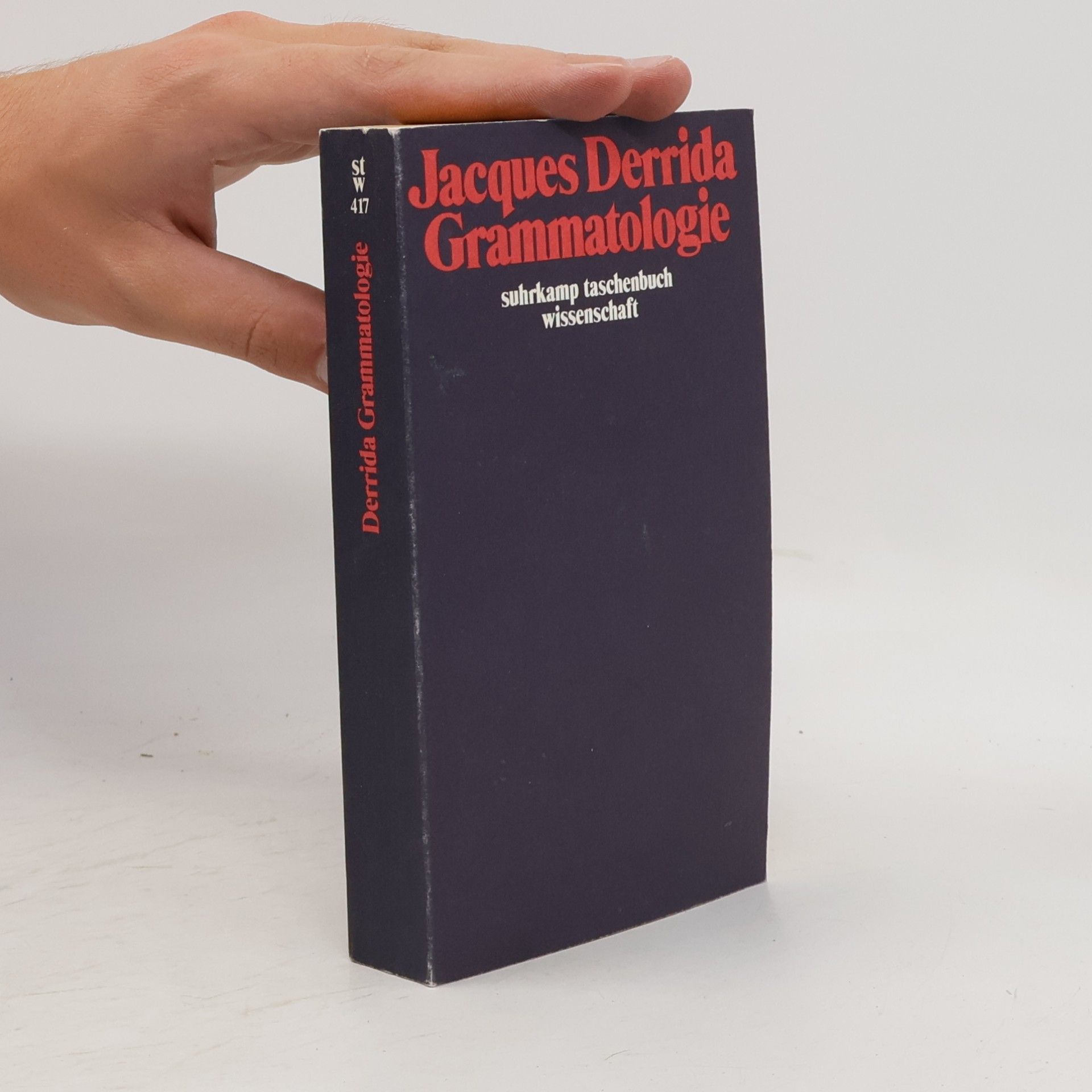 Jacques Derrida Grammatologie