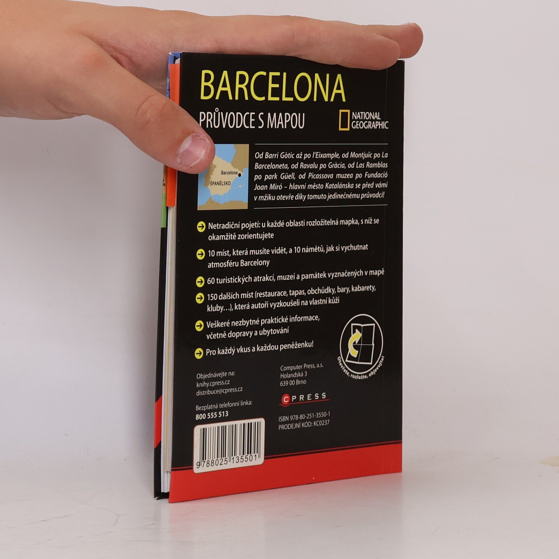 Séverine Bascot Barcelona. Průvodce s mapou