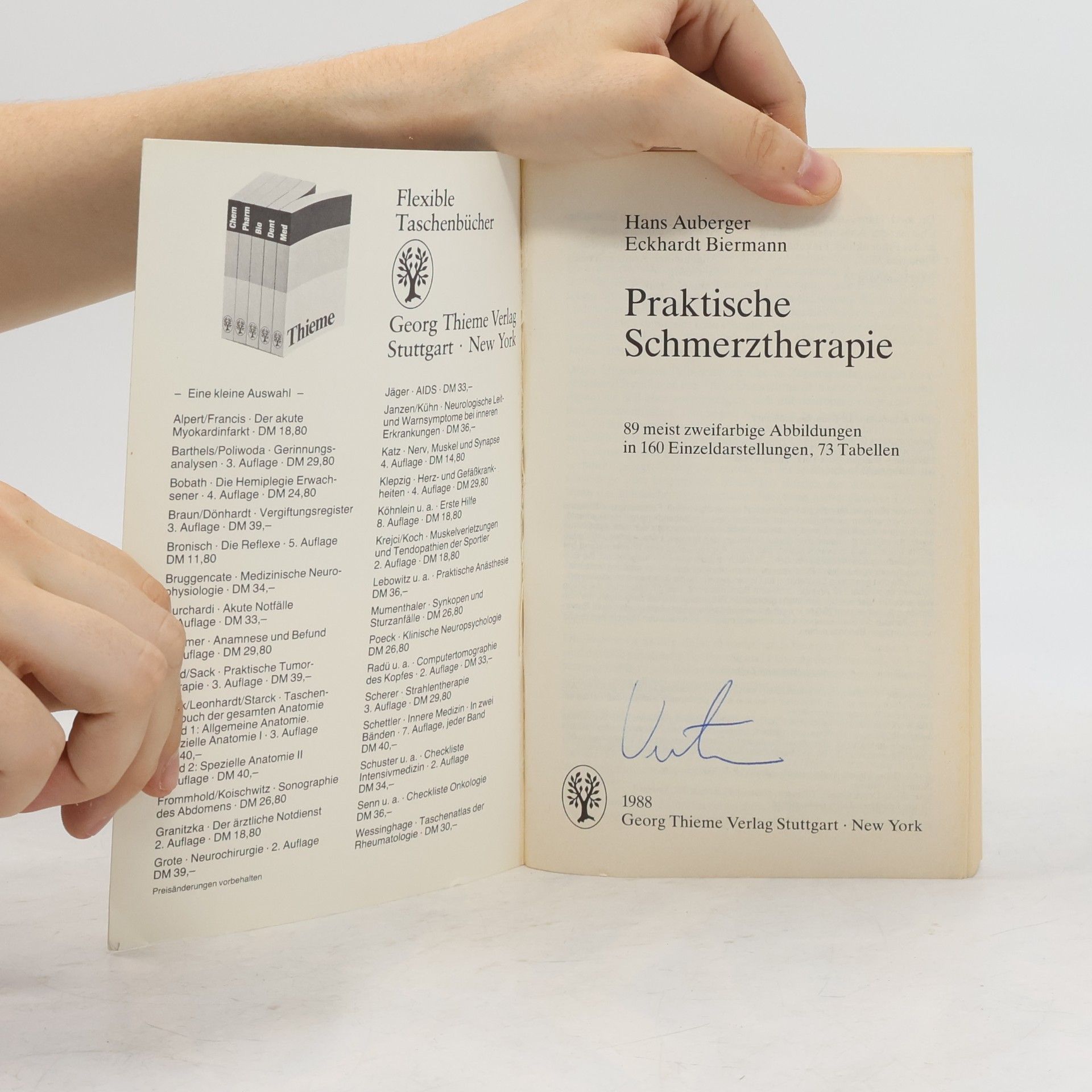 Hans Georg Auberger Praktische Schmerztherapie