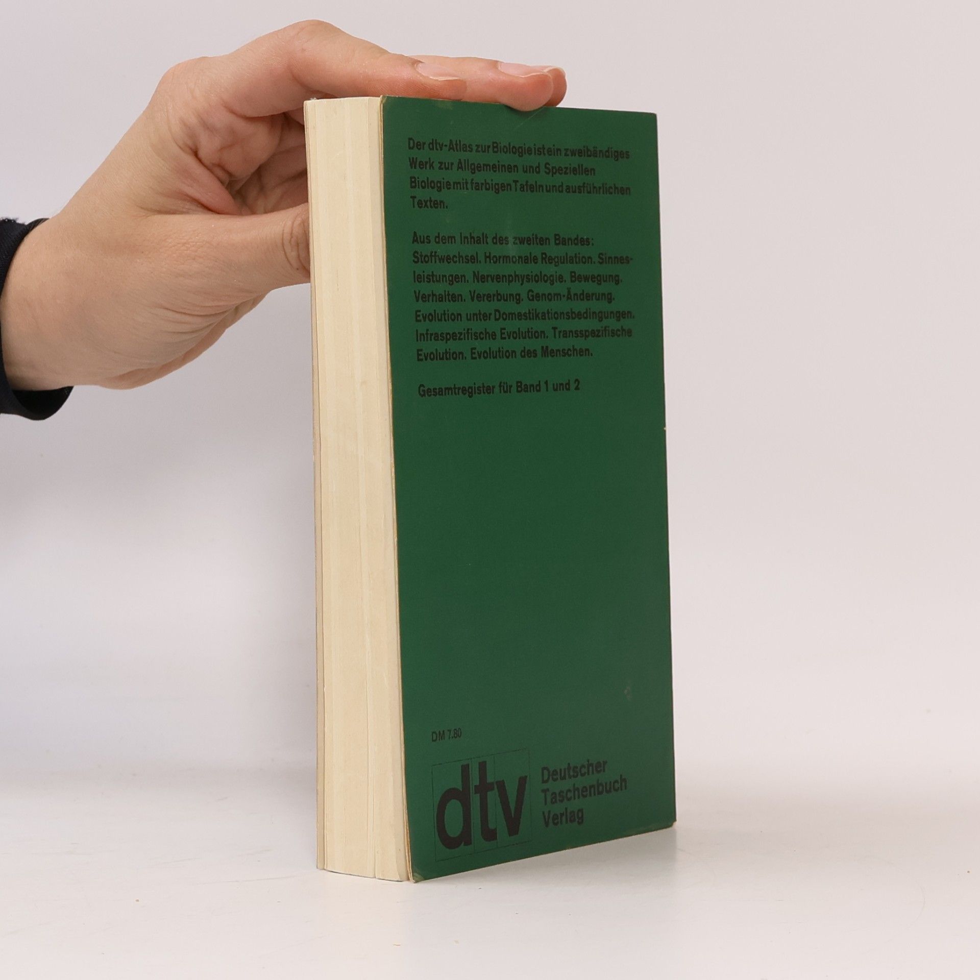 Autorenkollektiv Dtv-Atlas zur Biologie. Band 2