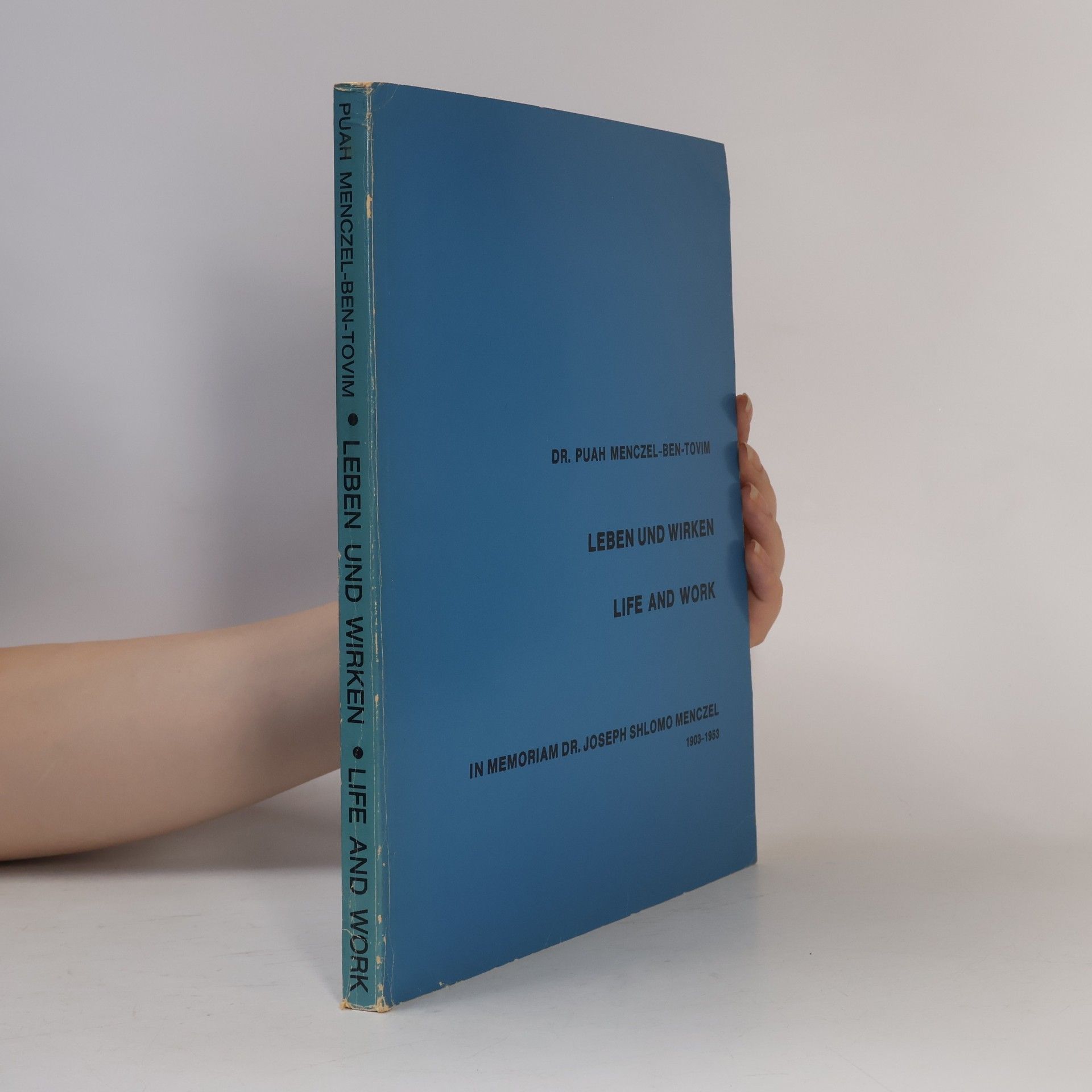 Dr. Puah Menczel-Ben-Tovim Leben und Wirken. Life and Work