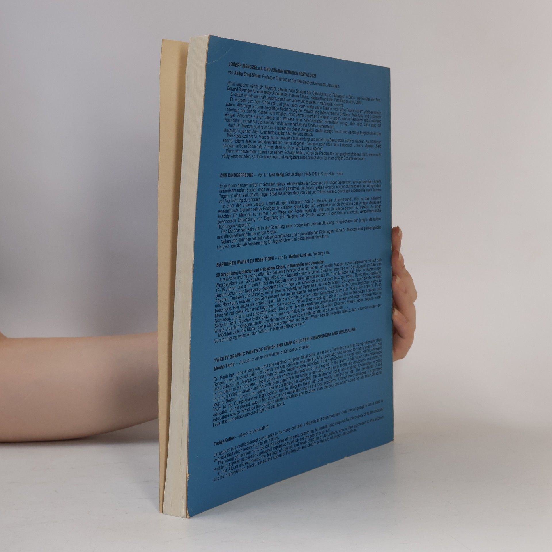 Dr. Puah Menczel-Ben-Tovim Leben und Wirken. Life and Work