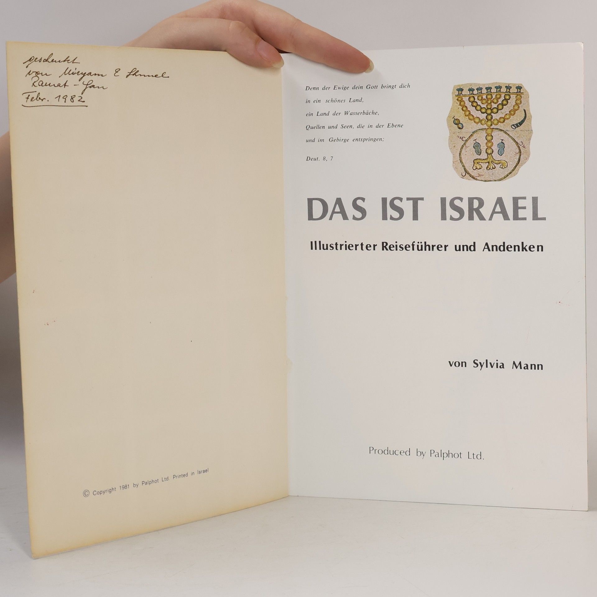 Sylvia Mann Das ist Israel
