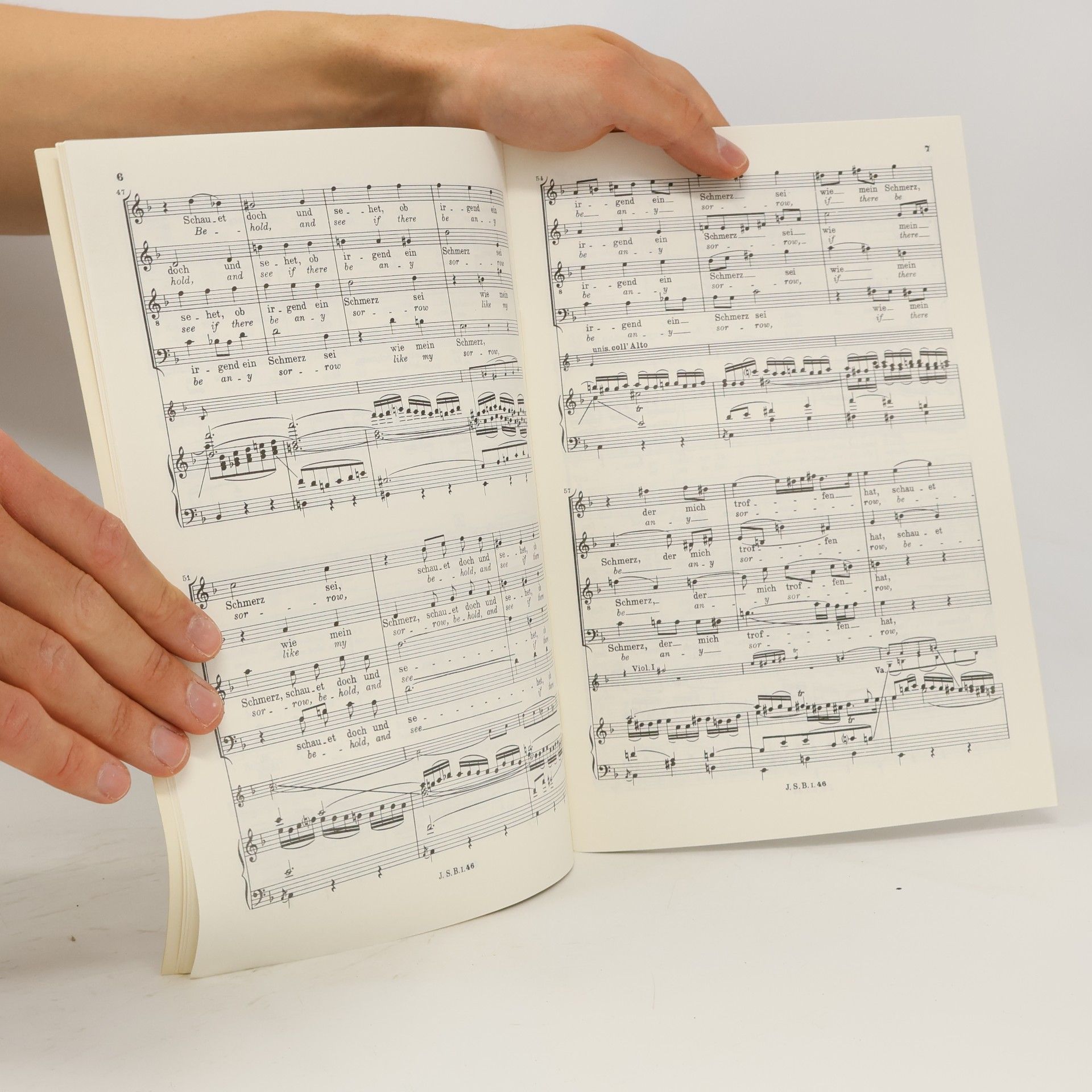 Johann Sebastian Bach Schauet doch und sehet