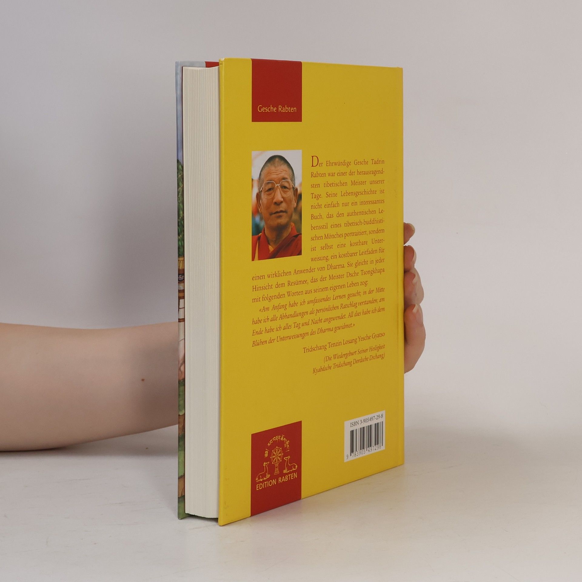 Geshe Rabten Mönch aus Tibet