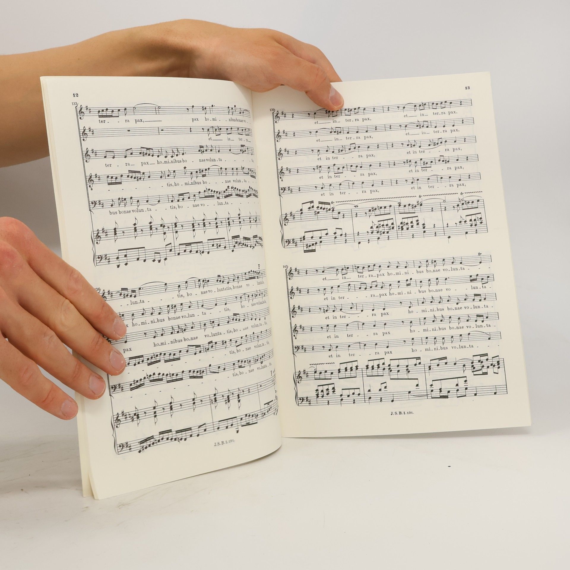 Johann Sebastian Bach Edition Breitkopf BWV 191. Gloria in excelsis Deo