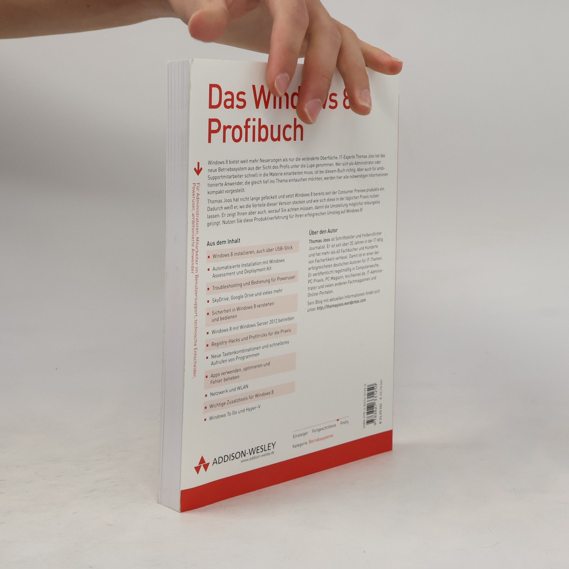 Thomas Joos Das Windows-8-Profibuch